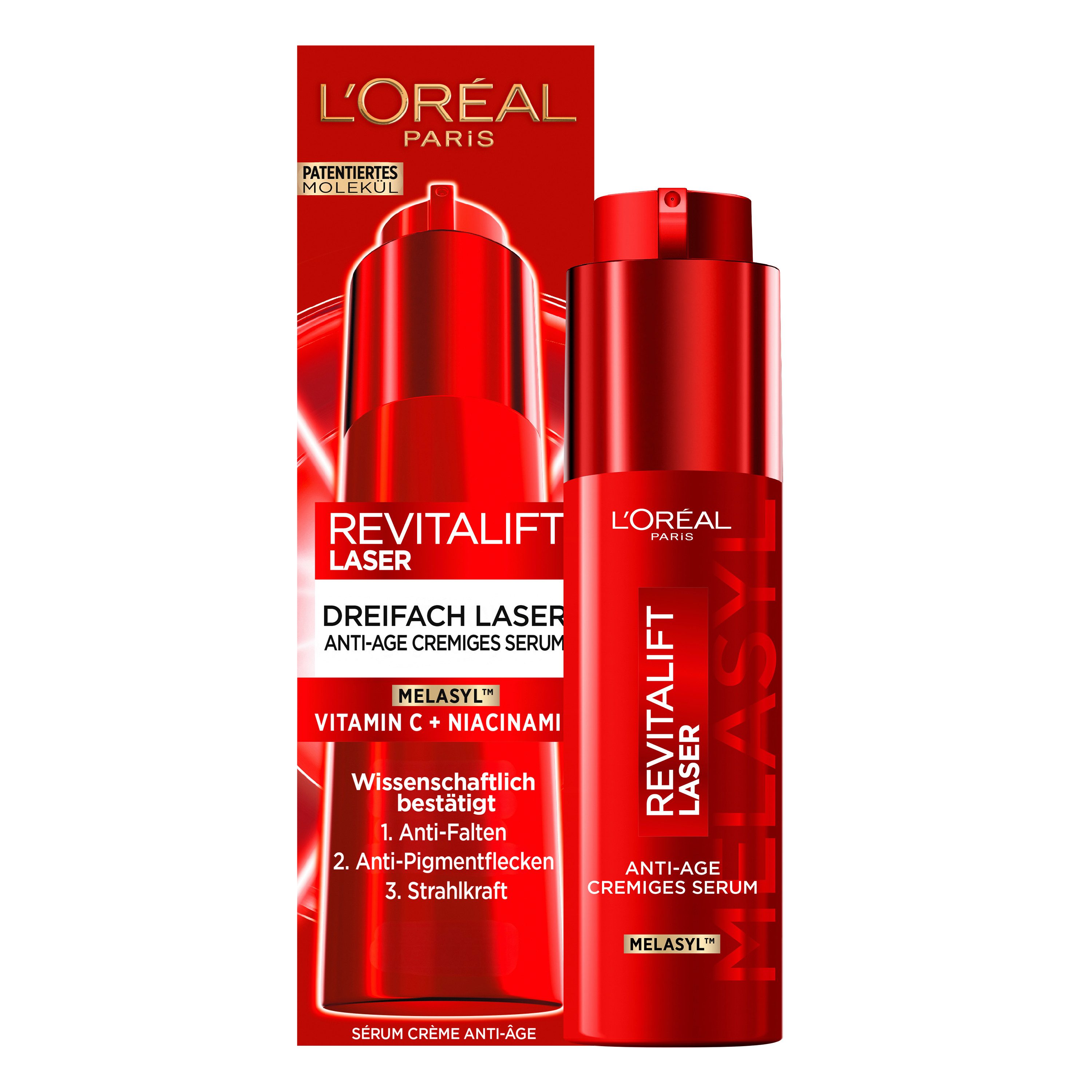 L'ORÉAL PARIS Gesichtsserum REVITALIFT LASER ANTI-AGE CREMIGES SERUM