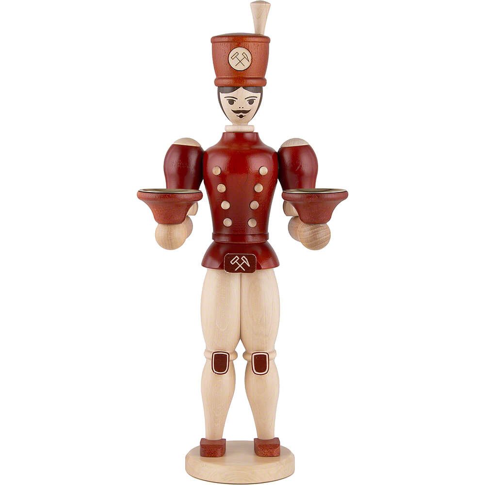 Zeidler Holzkunst Dekofigur Bergmann für Kerzen (30cm) von Zeidler Holzkunst