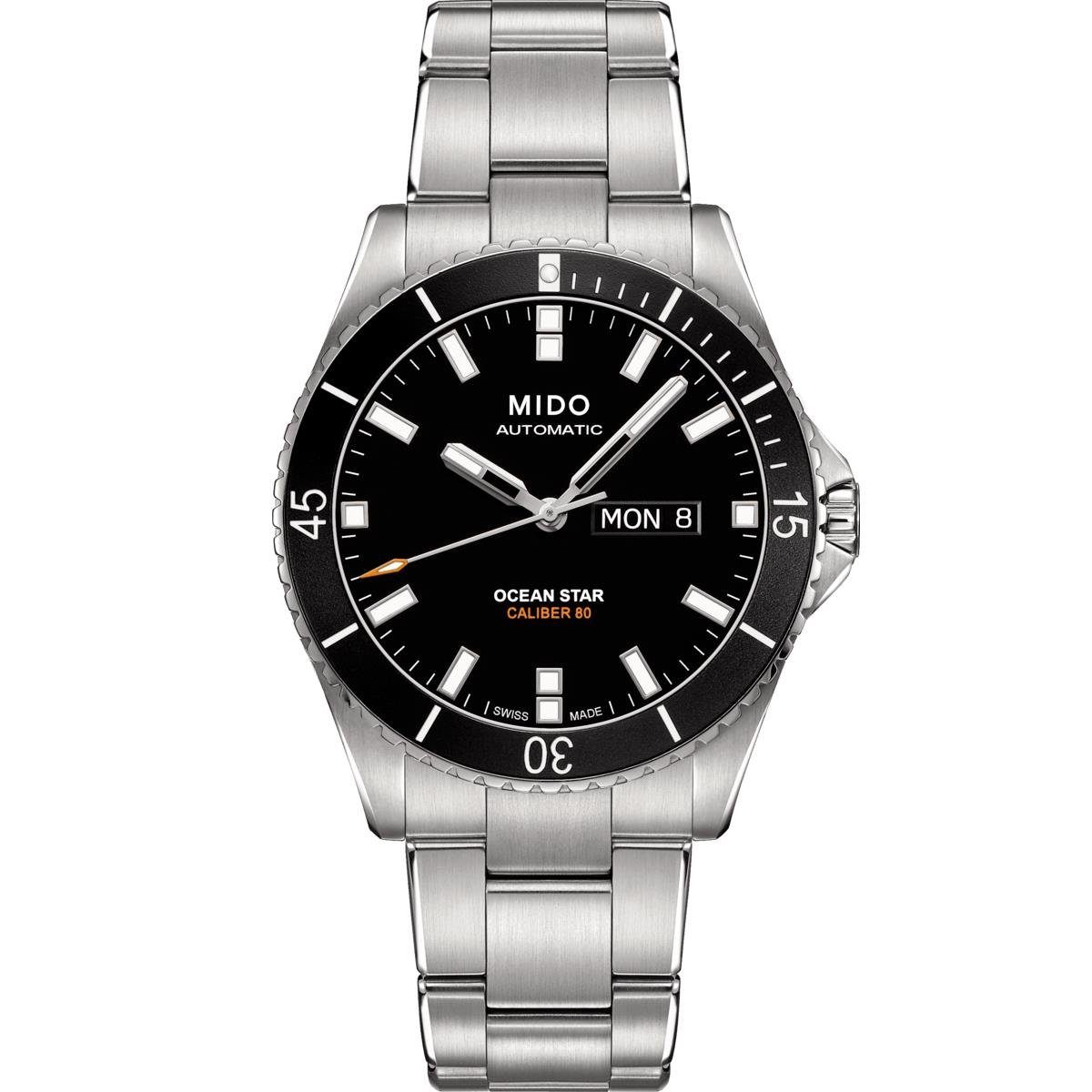 Taucheruhr Mido Herren Uhr M0264301105100 Ocean Star 200 Edelstahl