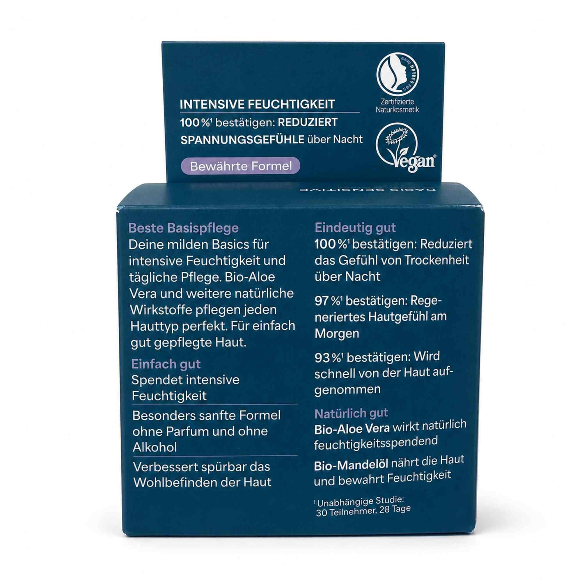 lavera Nachtcreme LAVERA basis sensitiv beruhigende Nachtcreme