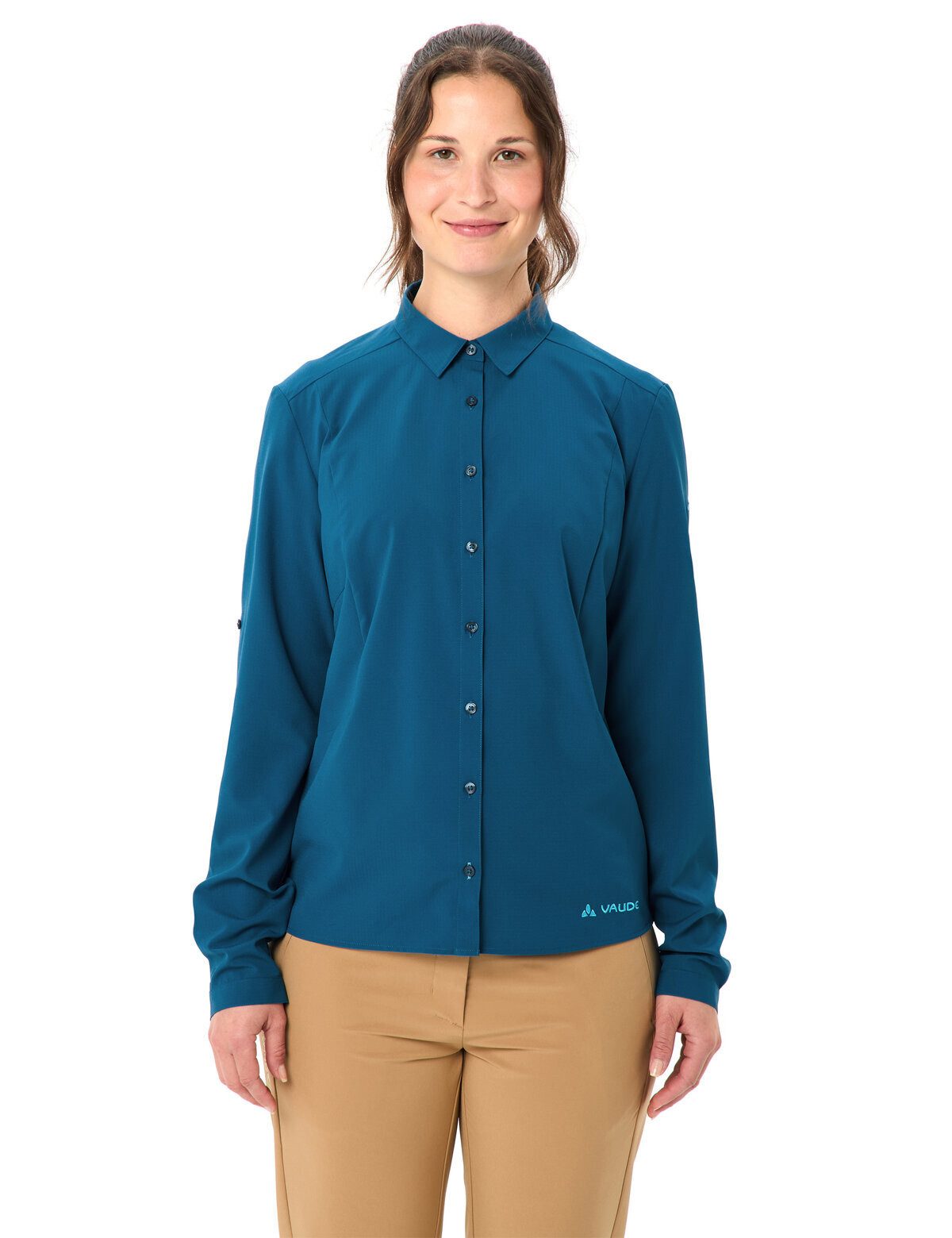 VAUDE Funktionshemd Women's Rosemoor LS Shirt IV (1-tlg) pflegeleichte und schnelltrocknende Bluse