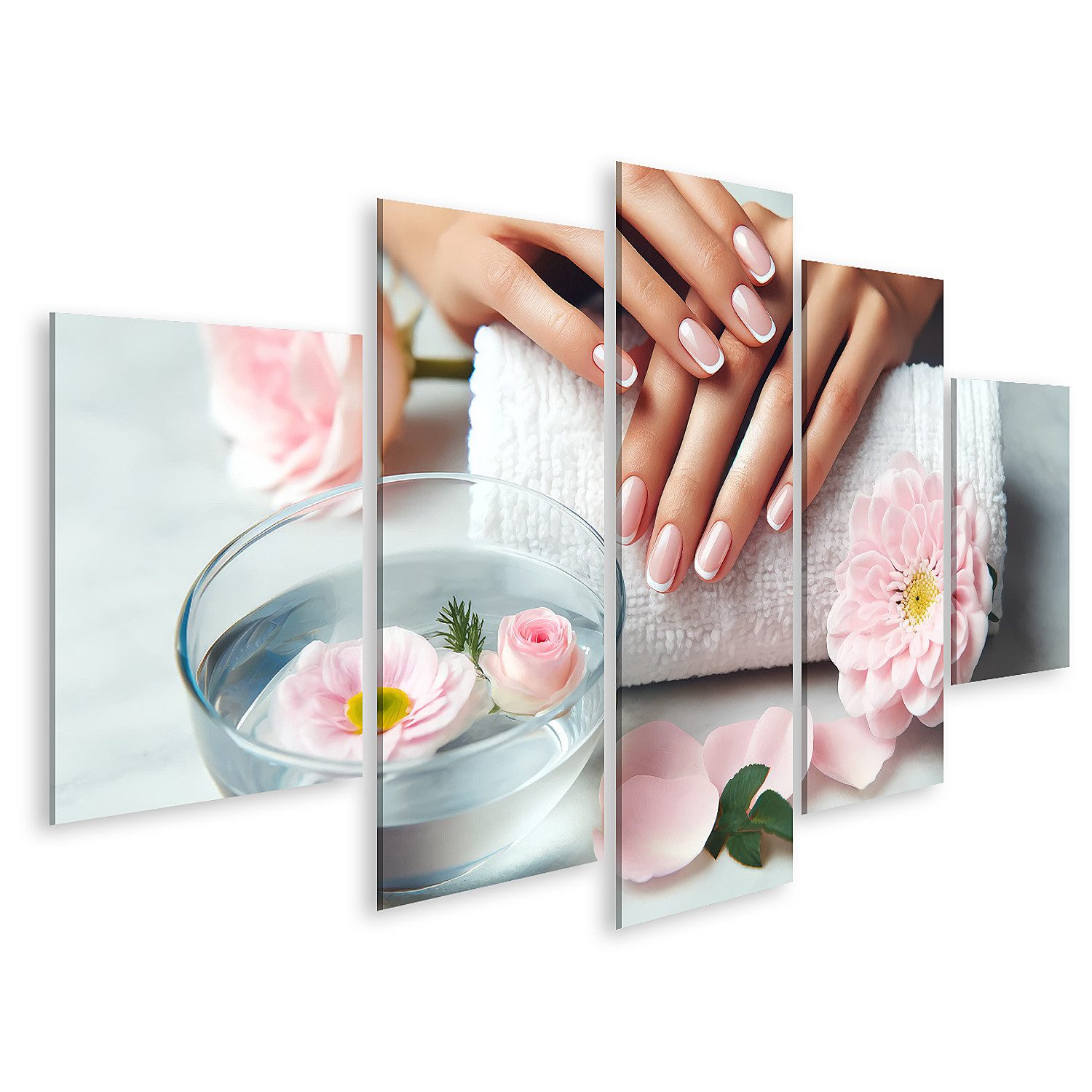 islandburner Wandbild Elegante Hände mit französischer günstig online kaufen