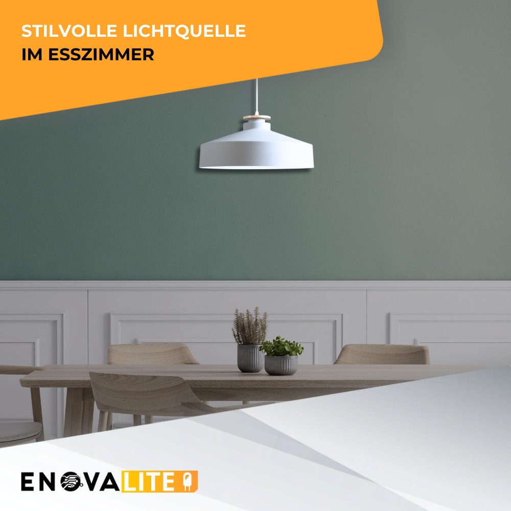 ENOVALITE LED Pendelleuchte ENOVALITE LED Pendelleuchte 40 W Weiß – Bild 5 von 5