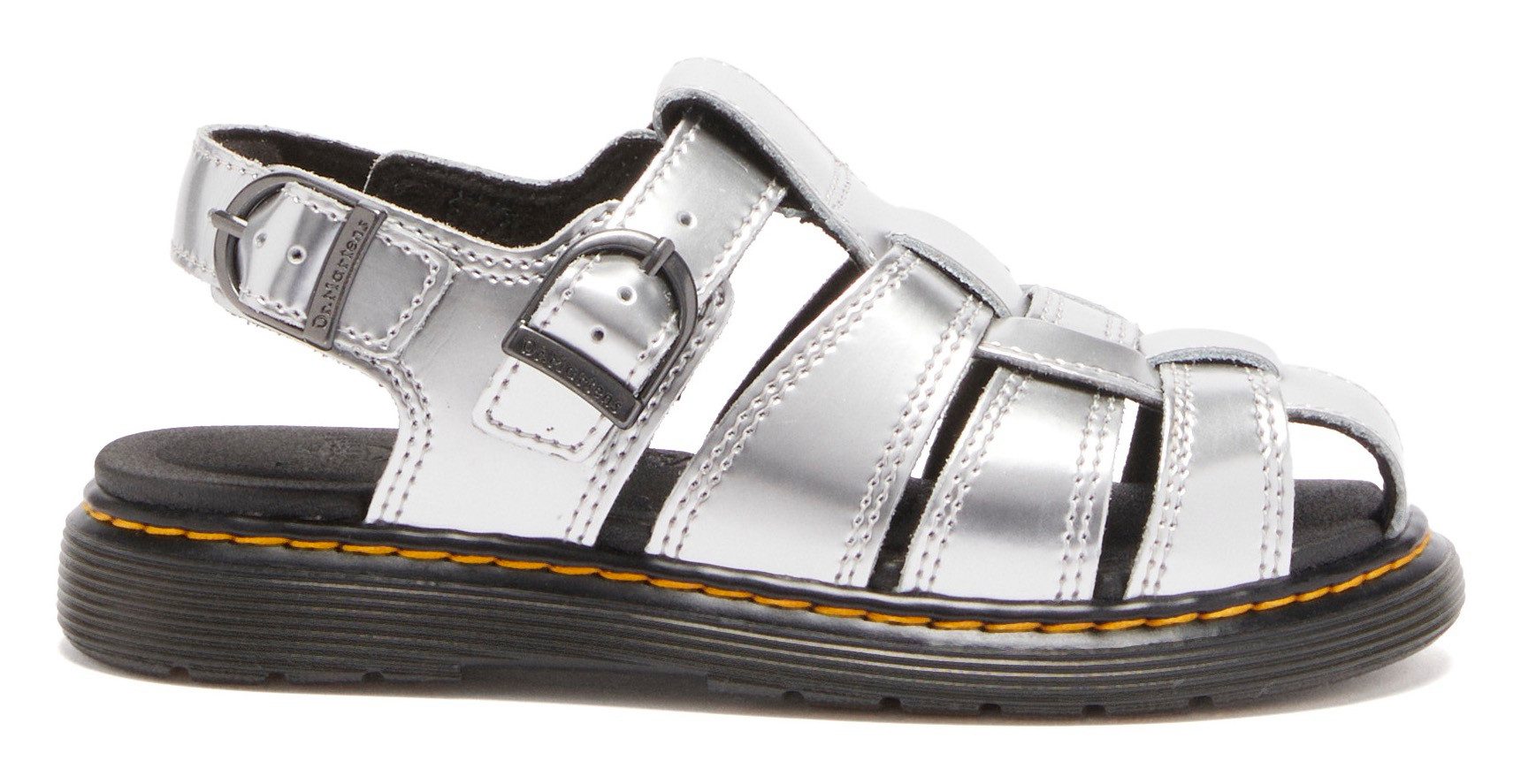 DR. MARTENS Caarys Sandale Glitzersandale, Halbschuh mit Plateausohle