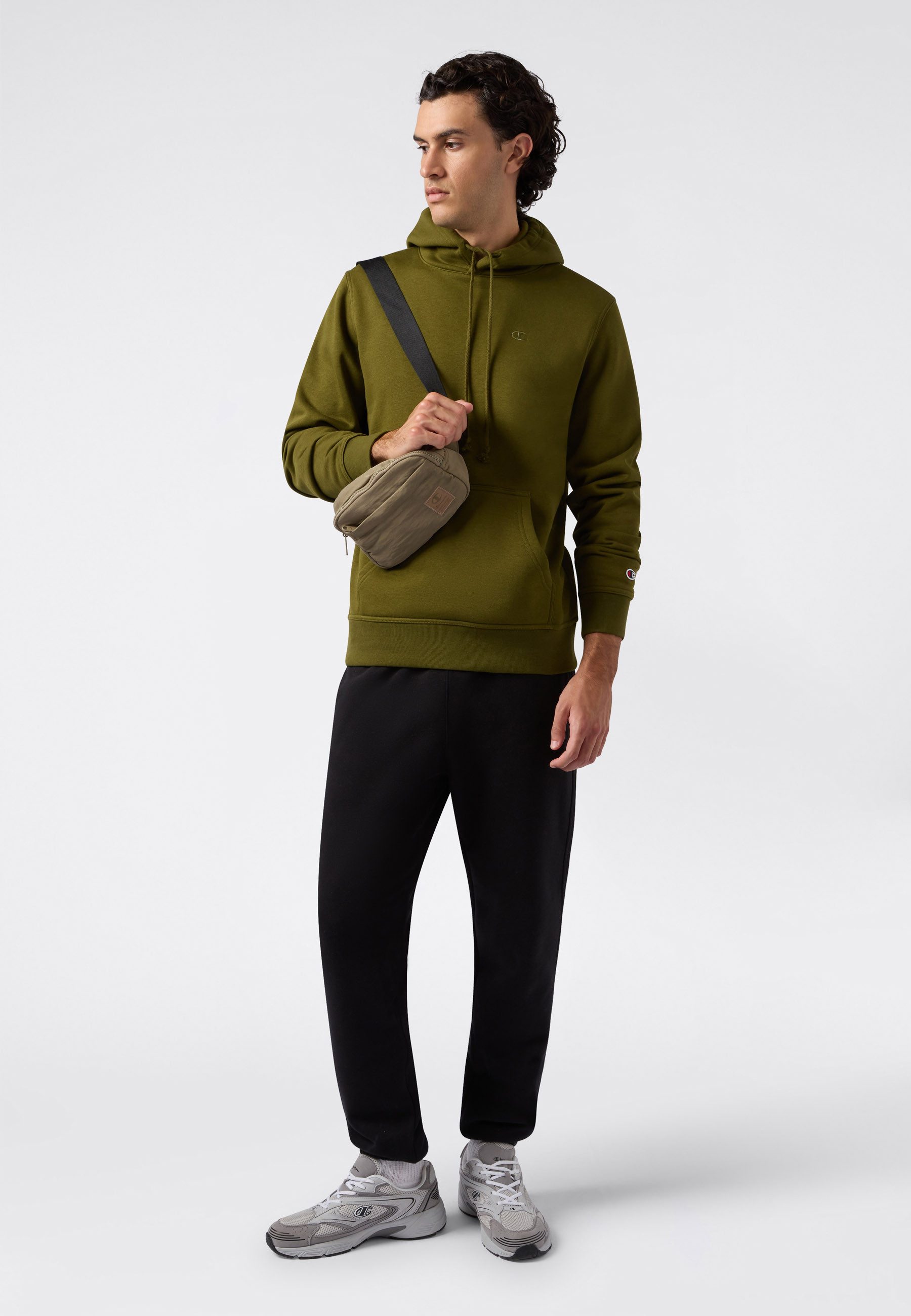 Champion Kapuzensweatshirt Hooded Sweatshirt aus Baumwolle und Polyester, in den Größen S bis XXL