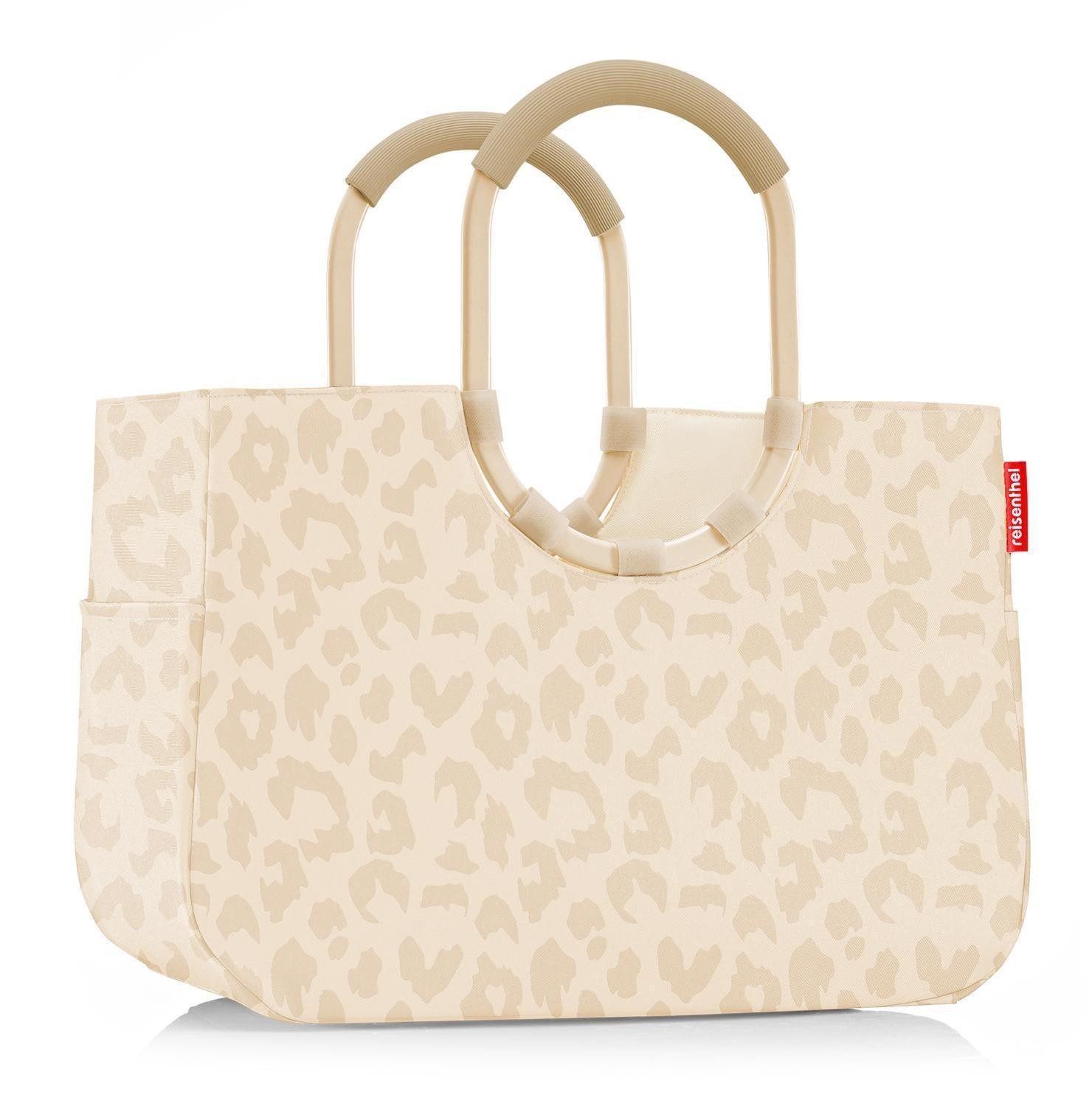 REISENTHEL® Einkaufsshopper LOOPSHOPPER L LEO VANILLA, Beige, Creme, Polyester, 25 l, Aluminium, Wasserabweisend