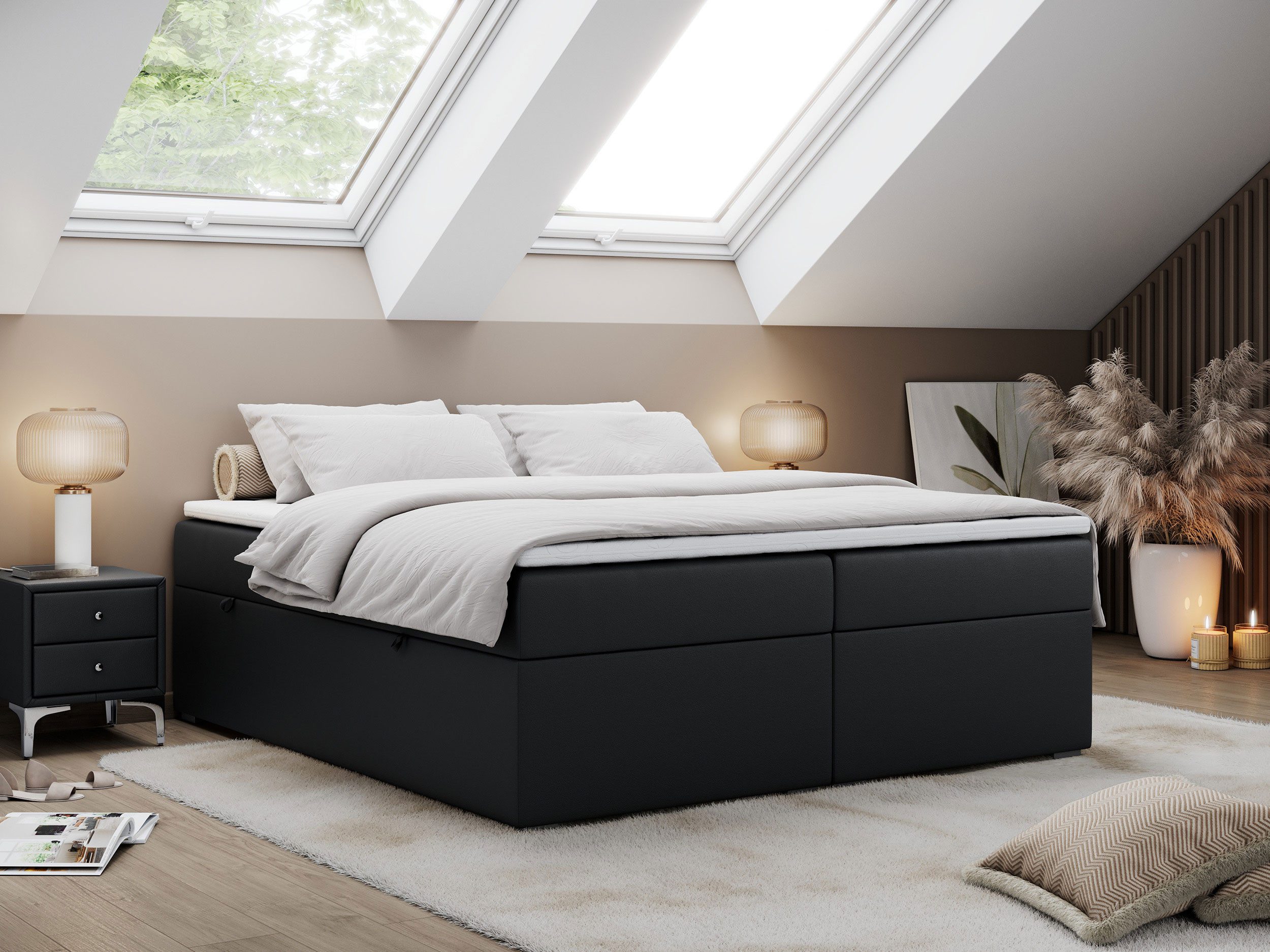 MKS MÖBEL Boxspringbett BESS (Set, Packung, günstig online kaufen