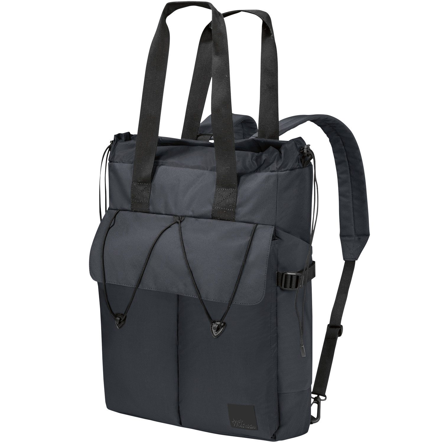 Jack Wolfskin Umhängetasche Jack Wolfskin Shopper/Rucksack 2in1 Wanderthirst Tote phantom (1, 1-tlg., 1)