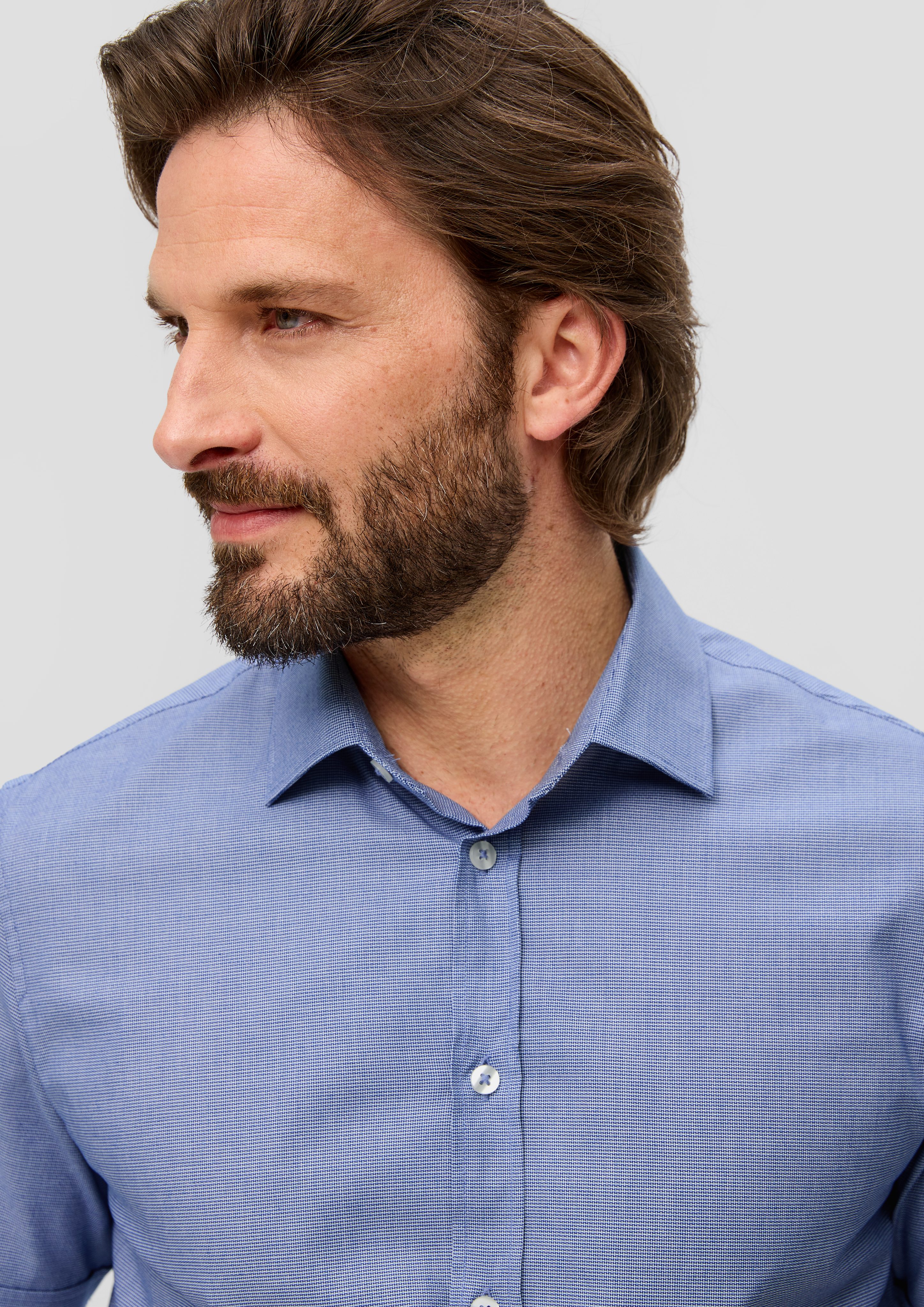 s.Oliver BLACK LABEL Kurzarmhemd Kurzarmhemd aus günstig online kaufen