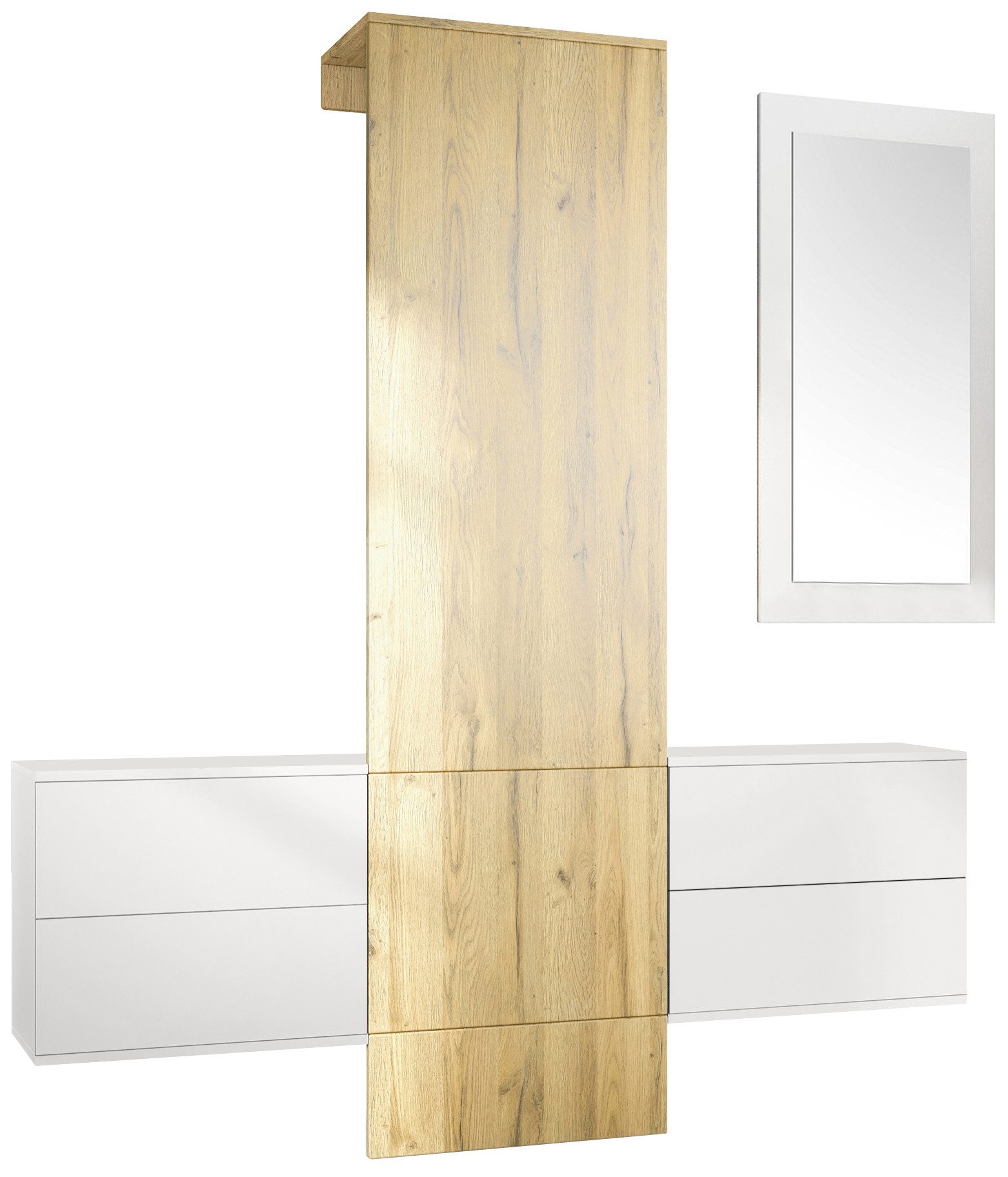 Vladon Garderoben-Set Carlton Set 3, (Wandgarderobe günstig online kaufen