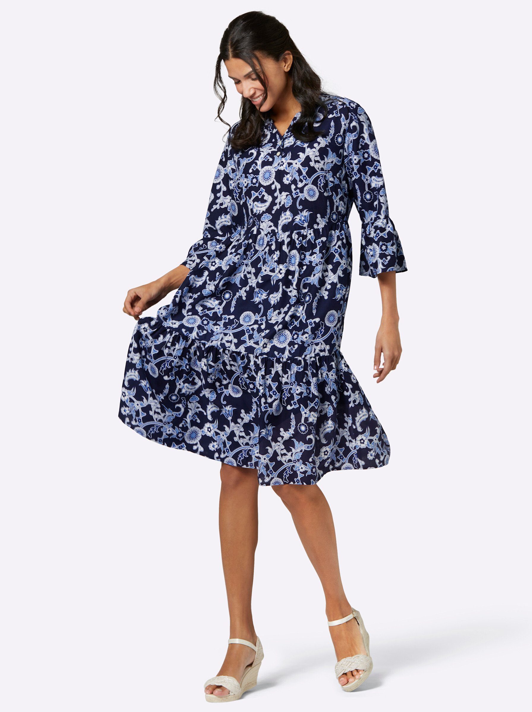 Sieh an! Etuikleid Stufenkleid .