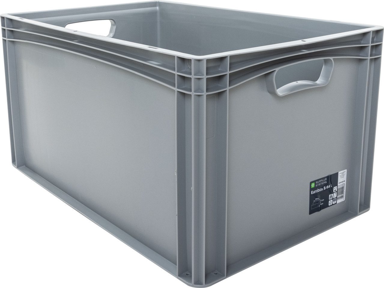 SURPLUS Aufbewahrungskorb Surplus Systems Eurobox B 60 x 40 x 32 cm, 64,5 L günstig online kaufen