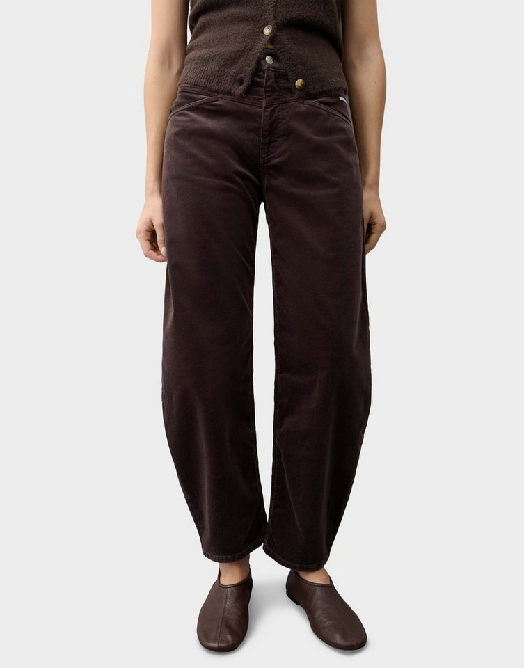 OPUS PANTS Relax-fit-Jeans MARI COSMO Barrel Jeans aus Feincord Mid Rise Vielseitig kombinierbar für Looks