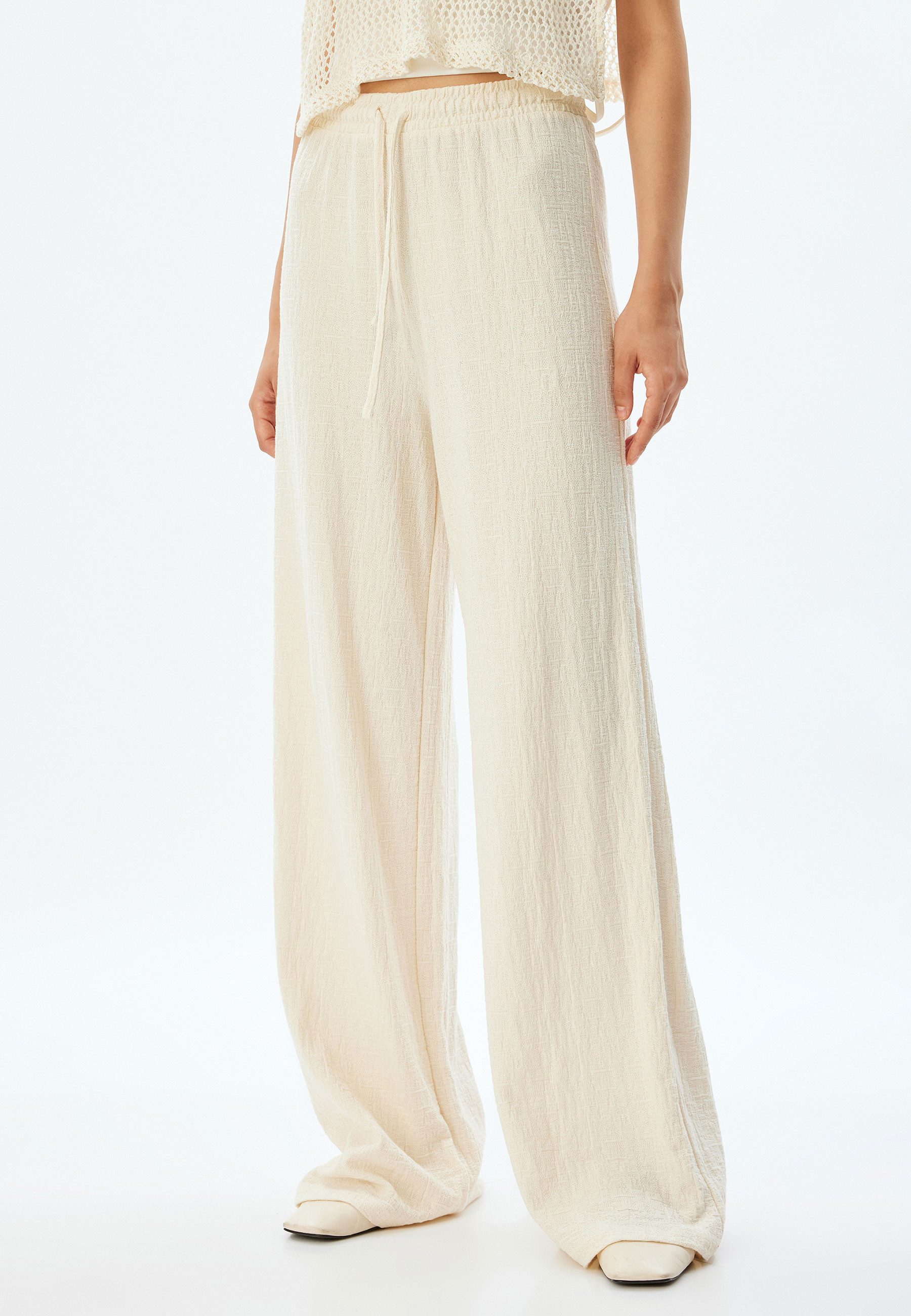Koton Palazzohose Normale Leibhöhe Wide Leg