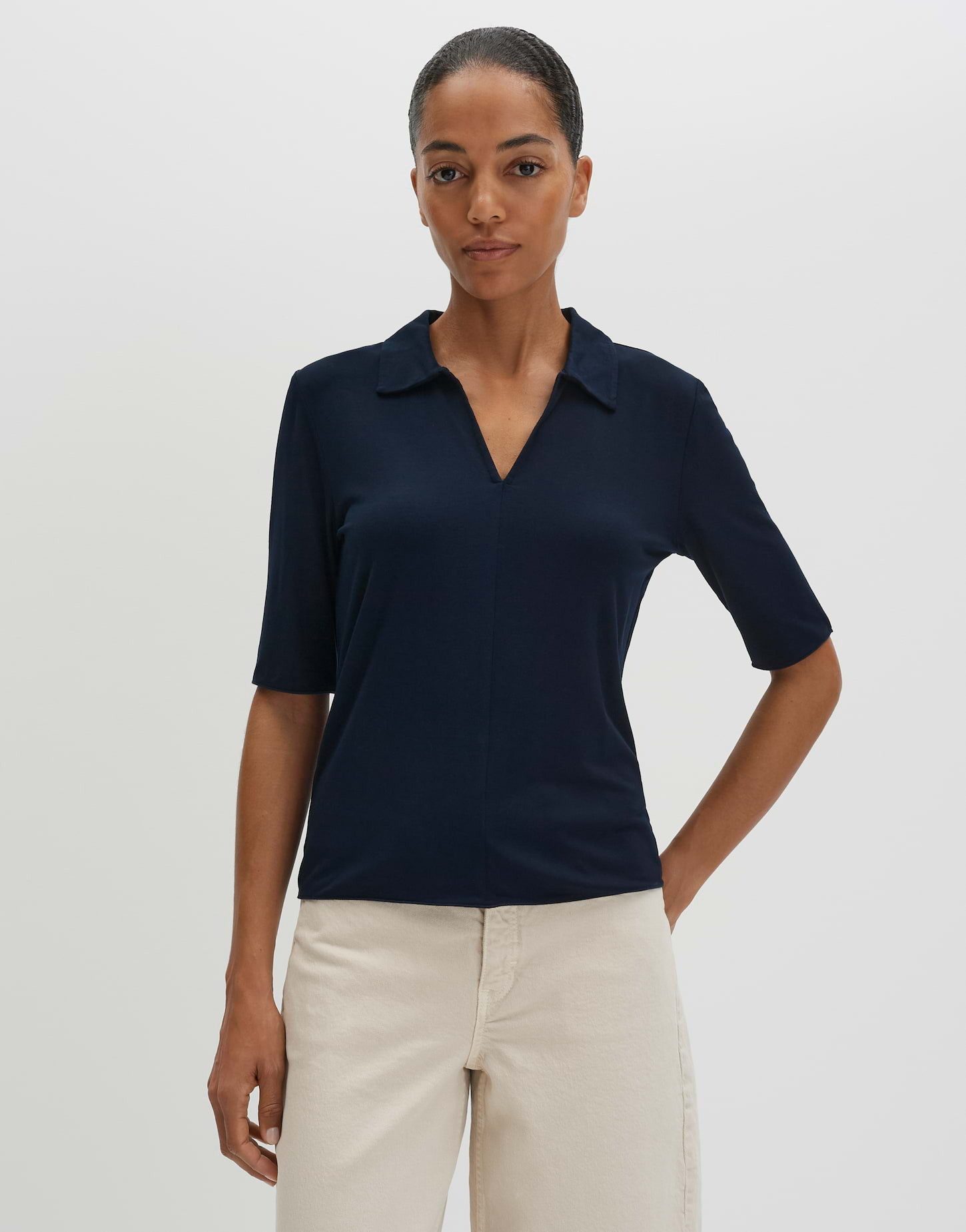 someday Poloshirt Kirosa polo Basicshirt aus Jersey mit Polokragen Schmale günstig online kaufen