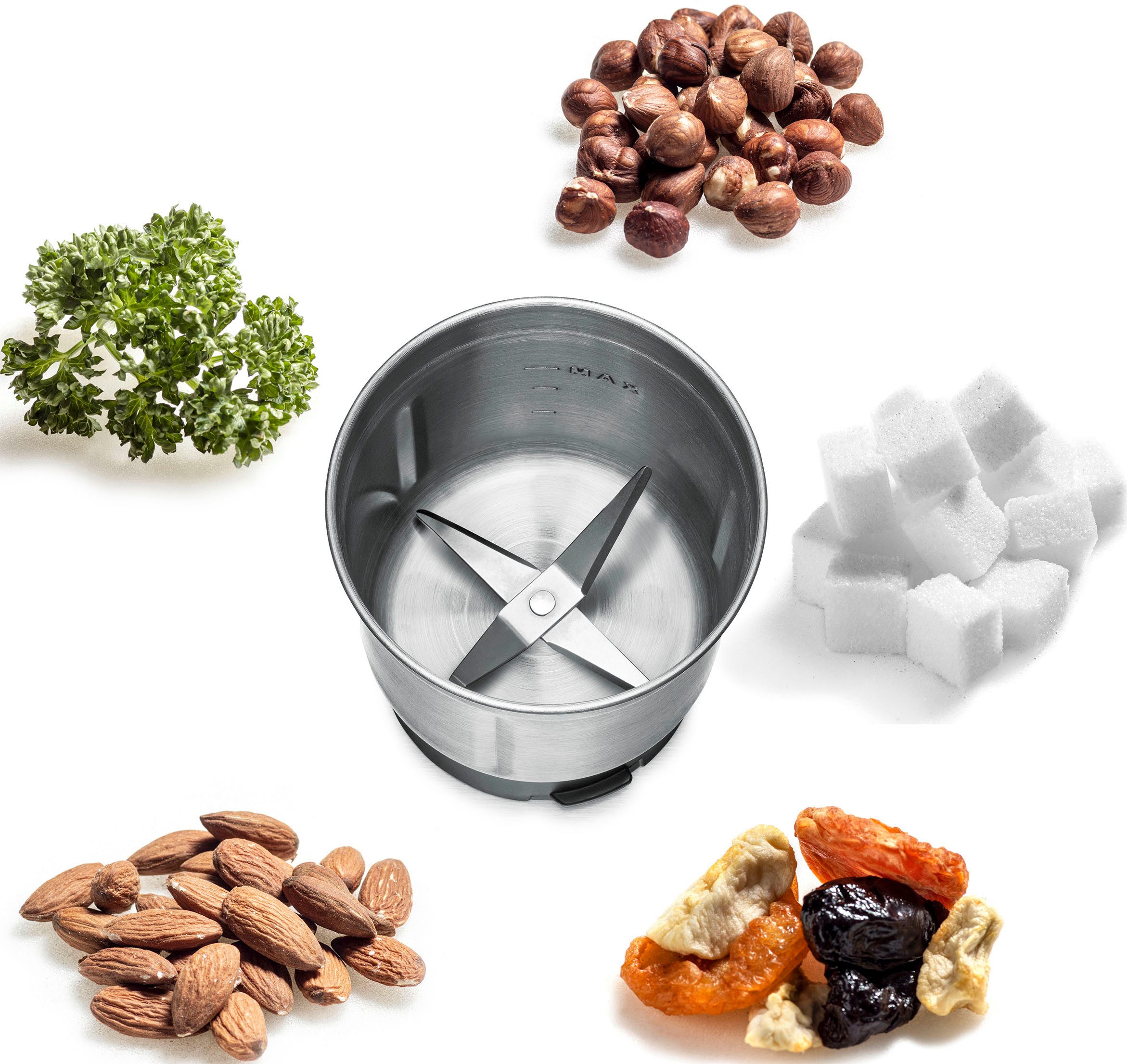 Rommelsbacher Kaffeemühle EGK 250, 200 W, Schlagmesser, 70 g Bohnenbehälter, Kaffee & Gewürz Mühle