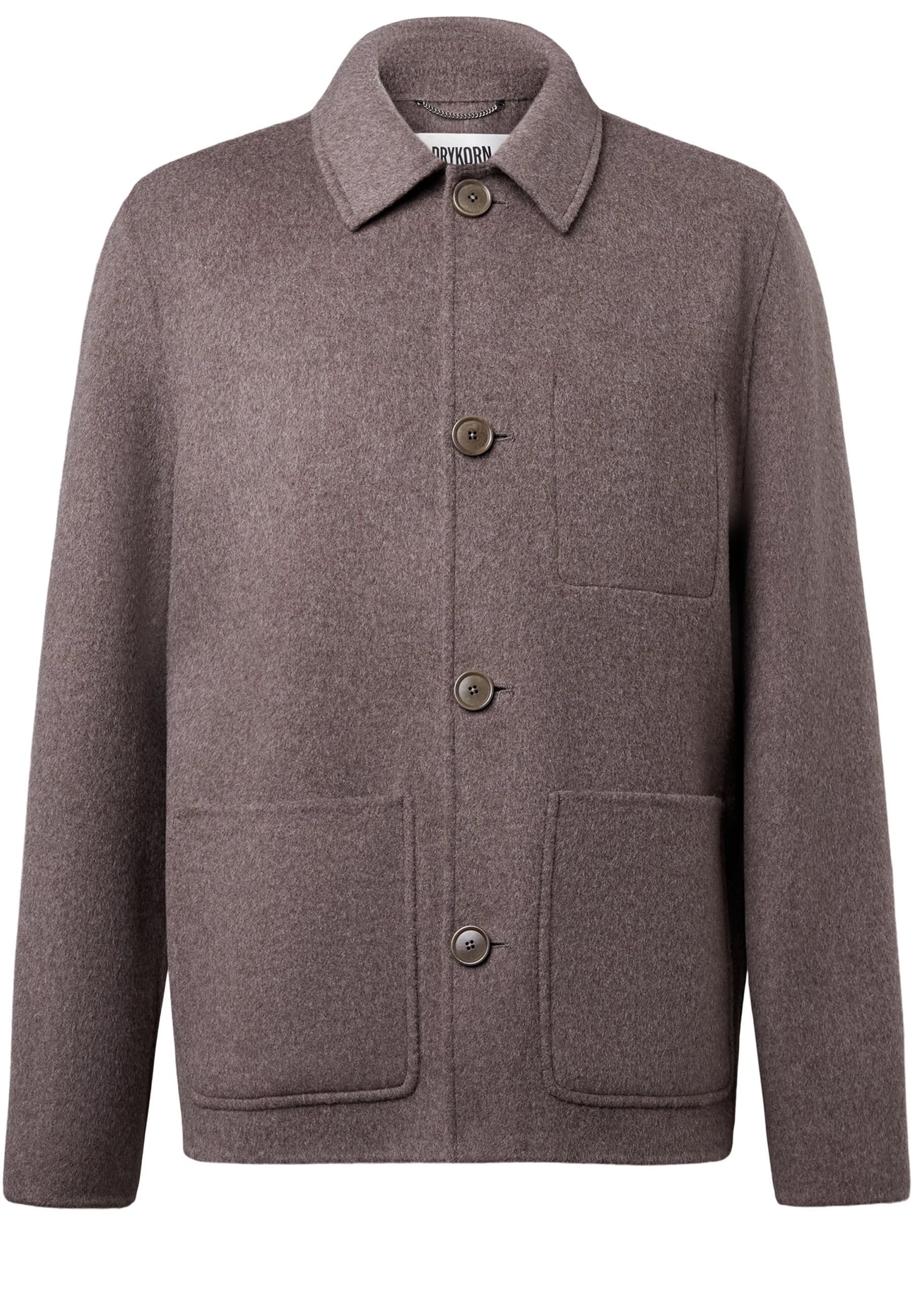 Drykorn Hemdjacke Makona aus Wolle (1-St)