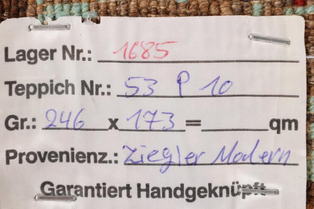 Nain 172x245 Höhe: Design mm Ziegler rechteckig, Orientteppich, Moderner 6 Orientteppich Trading, Handgeknüpfter