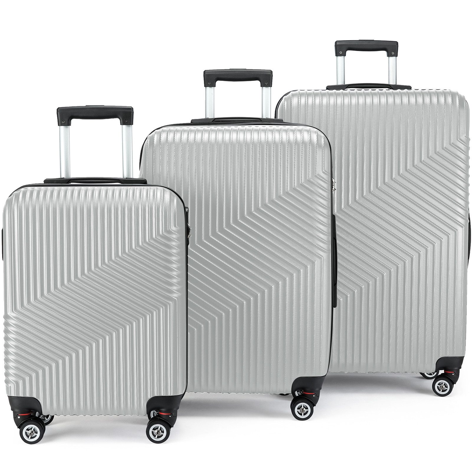 Frentree Koffer Robuster Reisekoffer, 4 Rollen, Trolley (3 Größen: Handgepä günstig online kaufen