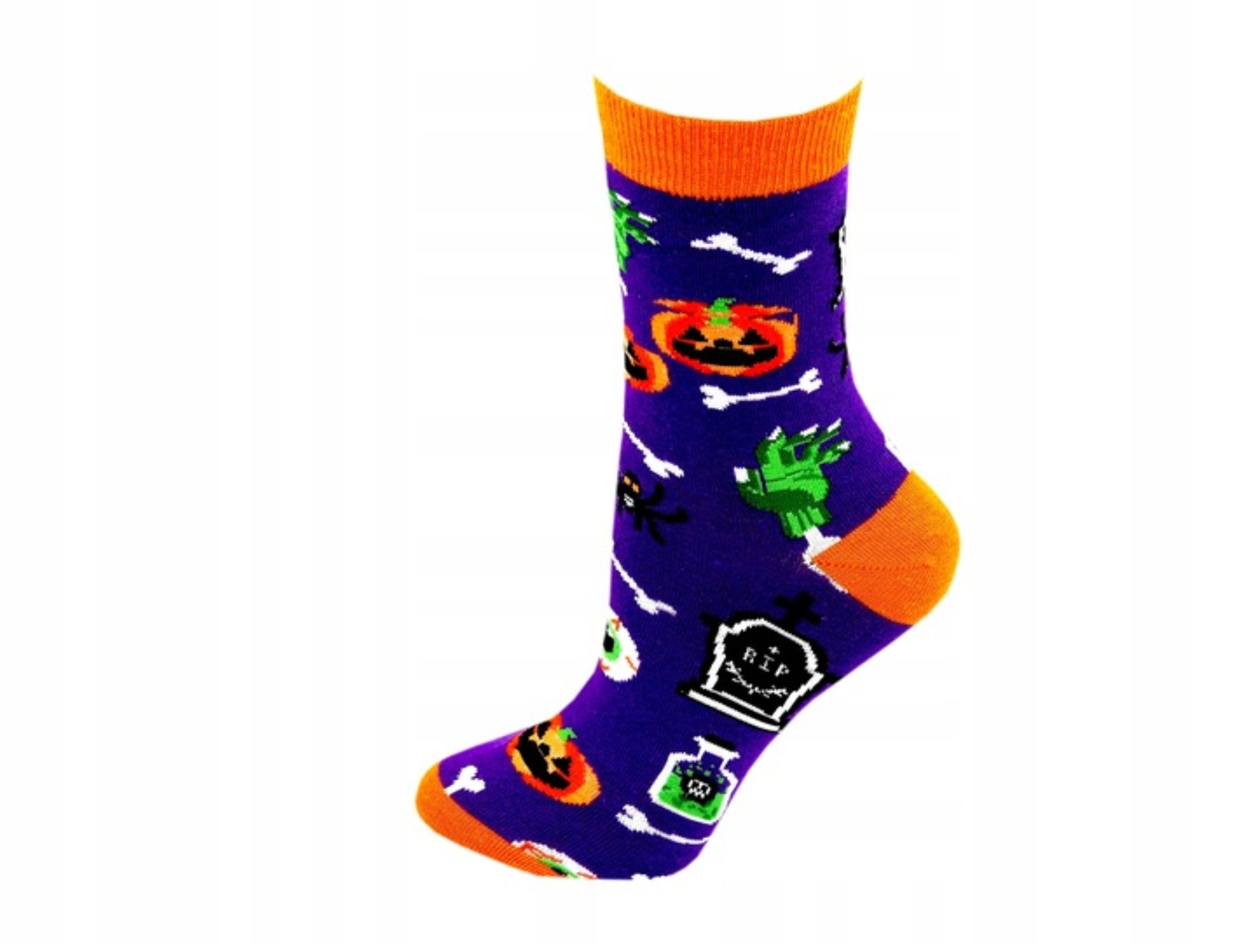Festivalartikel Socken 10x Damen Baumwollsocken Lang Warm Halloween Bunte Socken 36-38 (1-Paar)