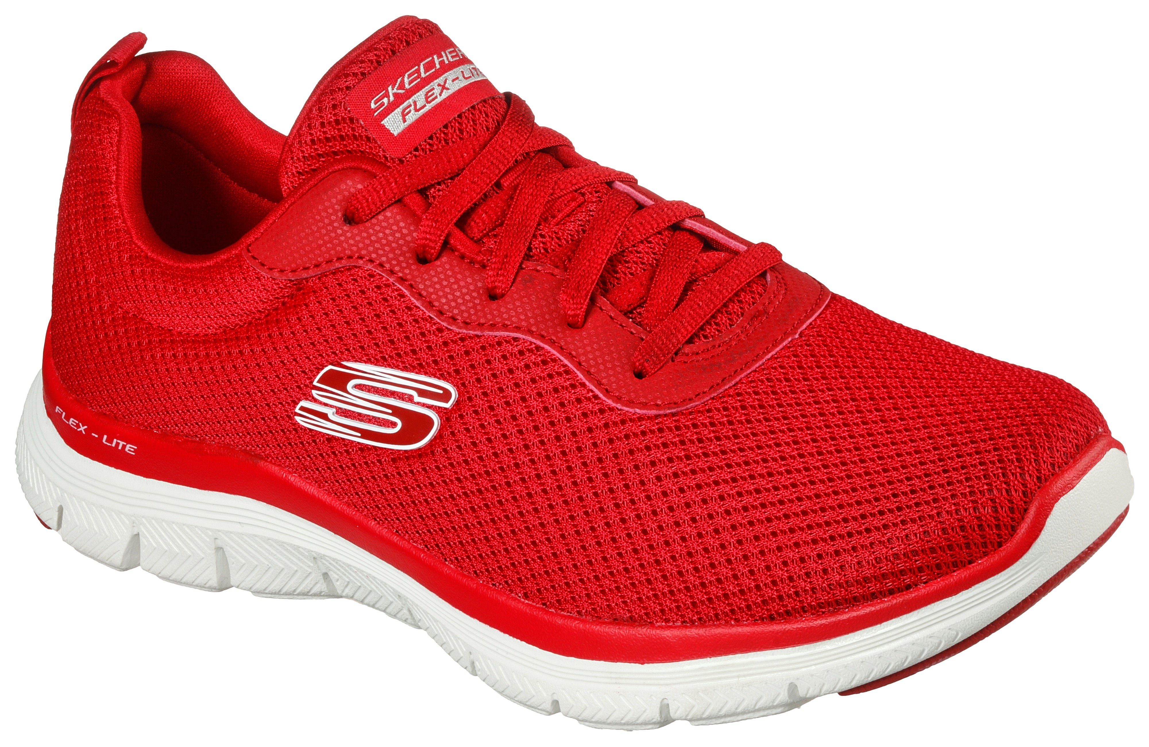 BRILLINAT Memory Air-Cooled 4.0 Ausstattung VIEW Sneaker APPEAL rot Skechers Foam mit FLEX