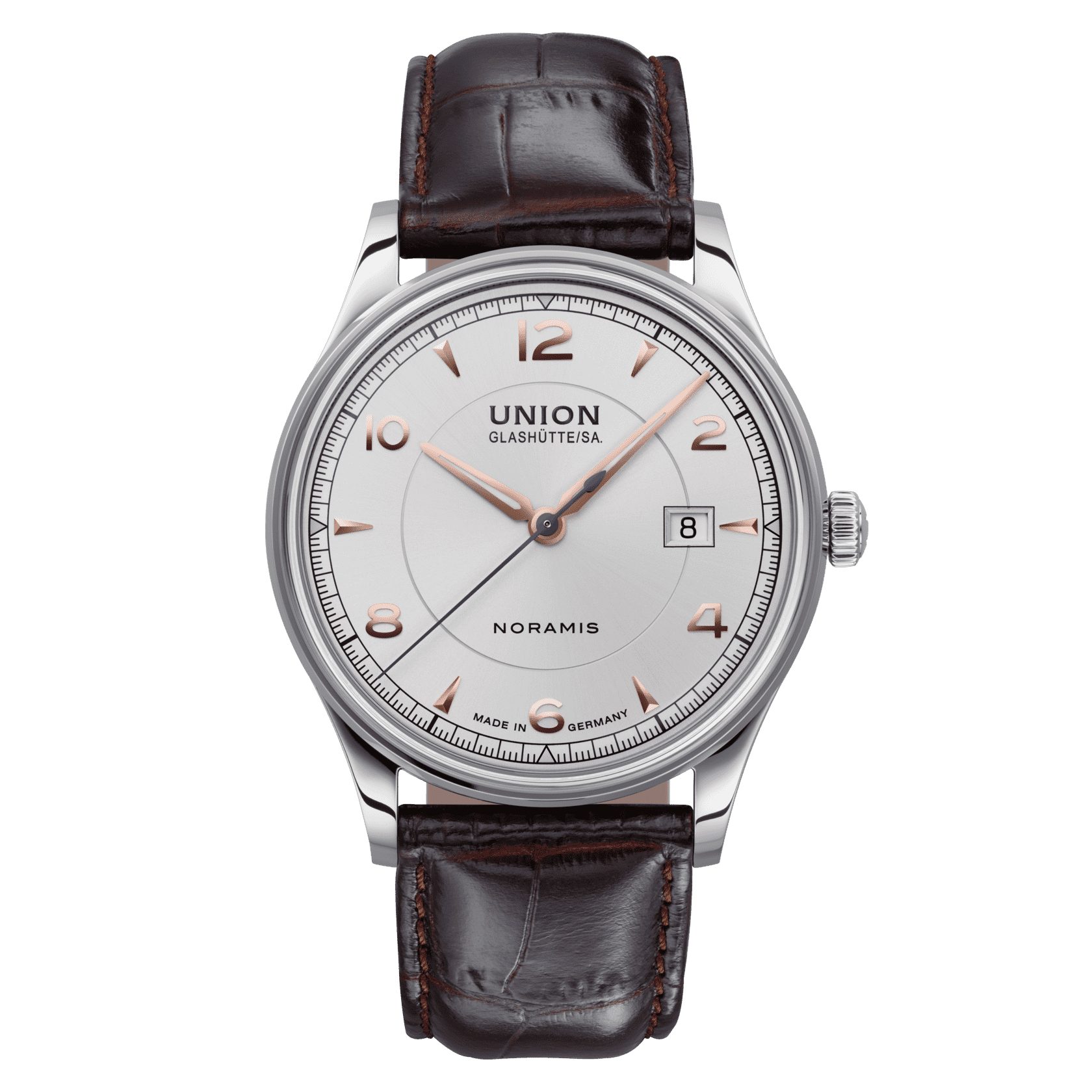 Automatikuhr Herrenuhr UNION Glashütte Noramis Datum