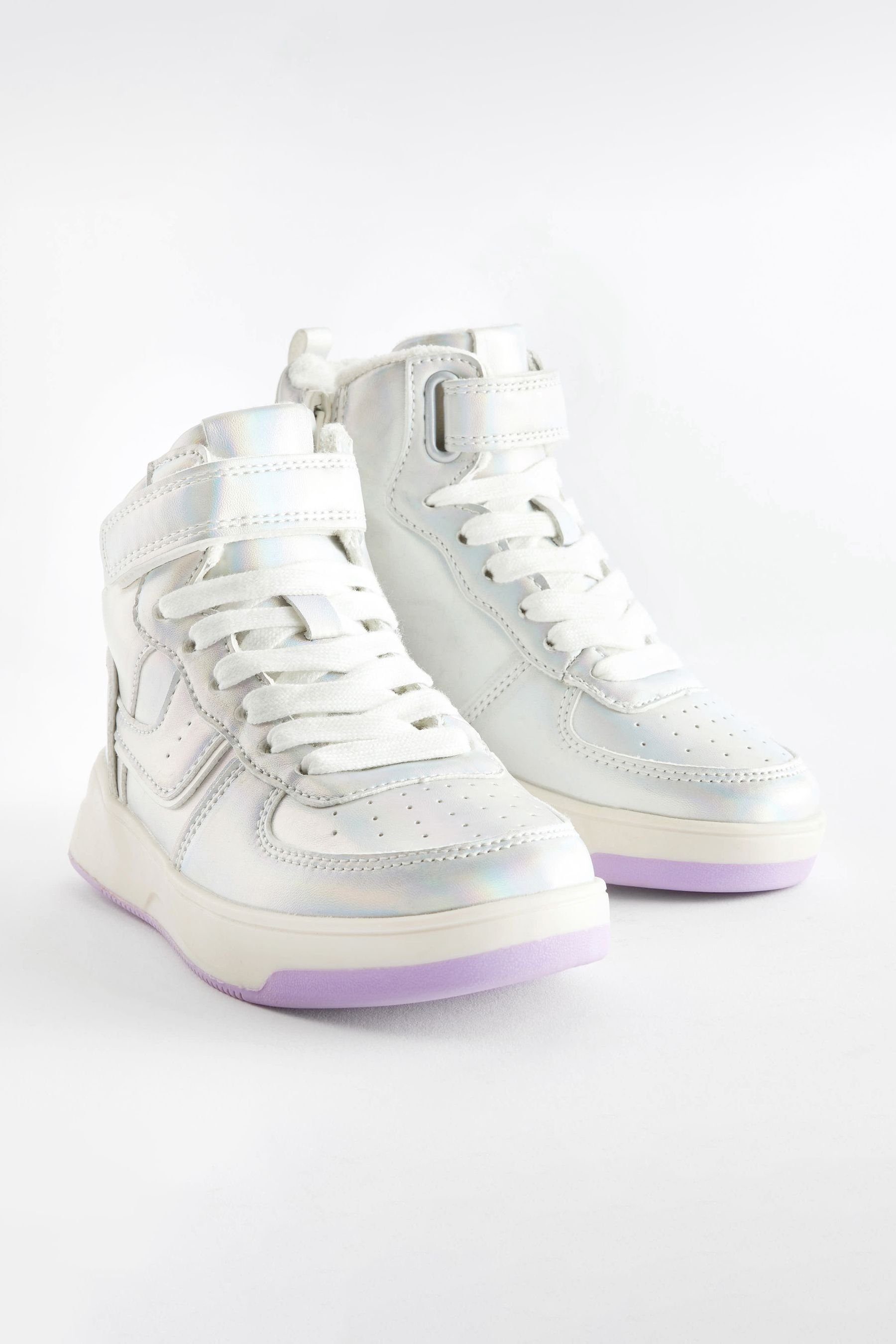 Next Knöchelhoher Retrosneaker Sneaker (1-tlg) Metallic Silver