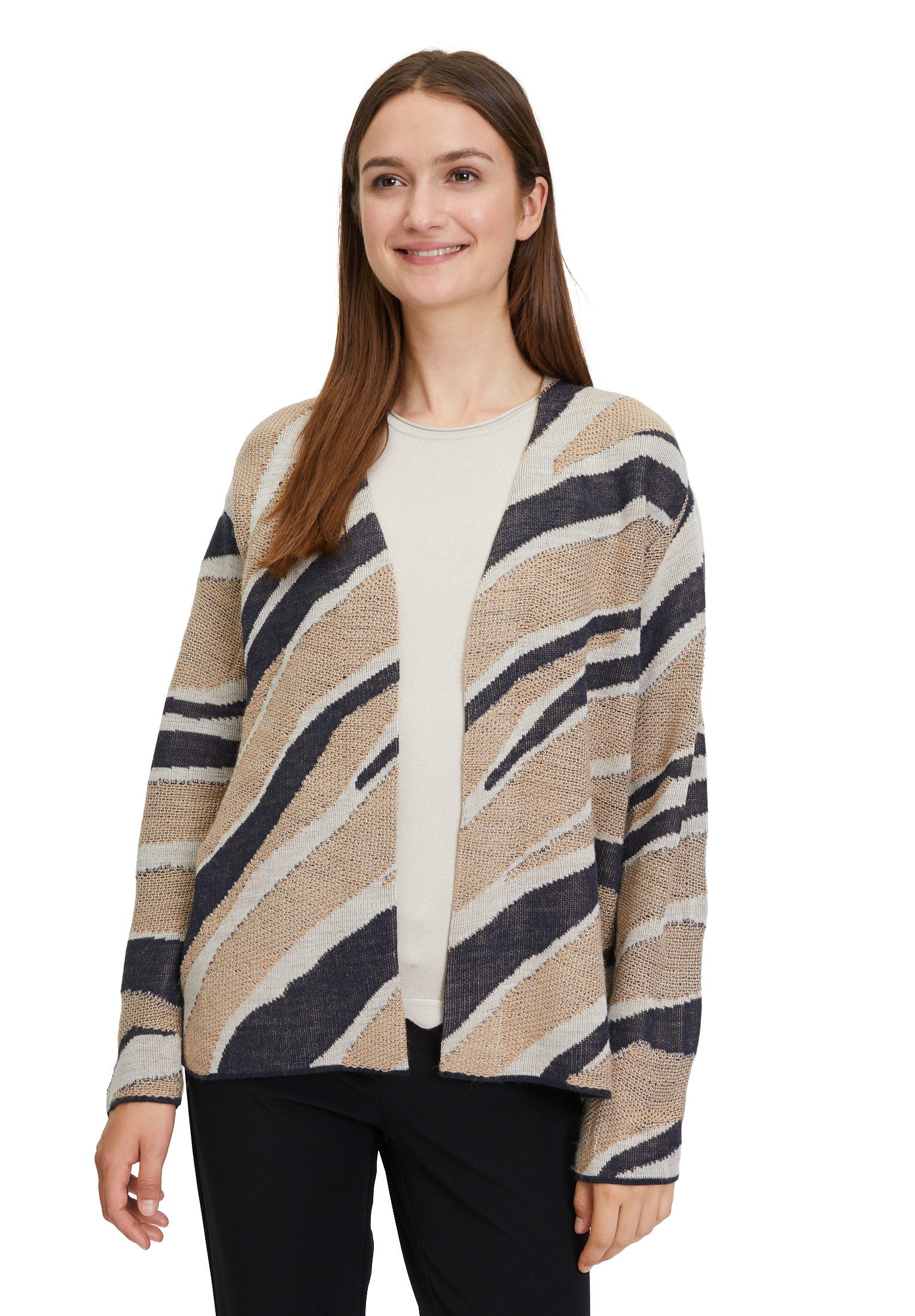 Betty Barclay Strickjacke langarm (1-tlg) Jacquard