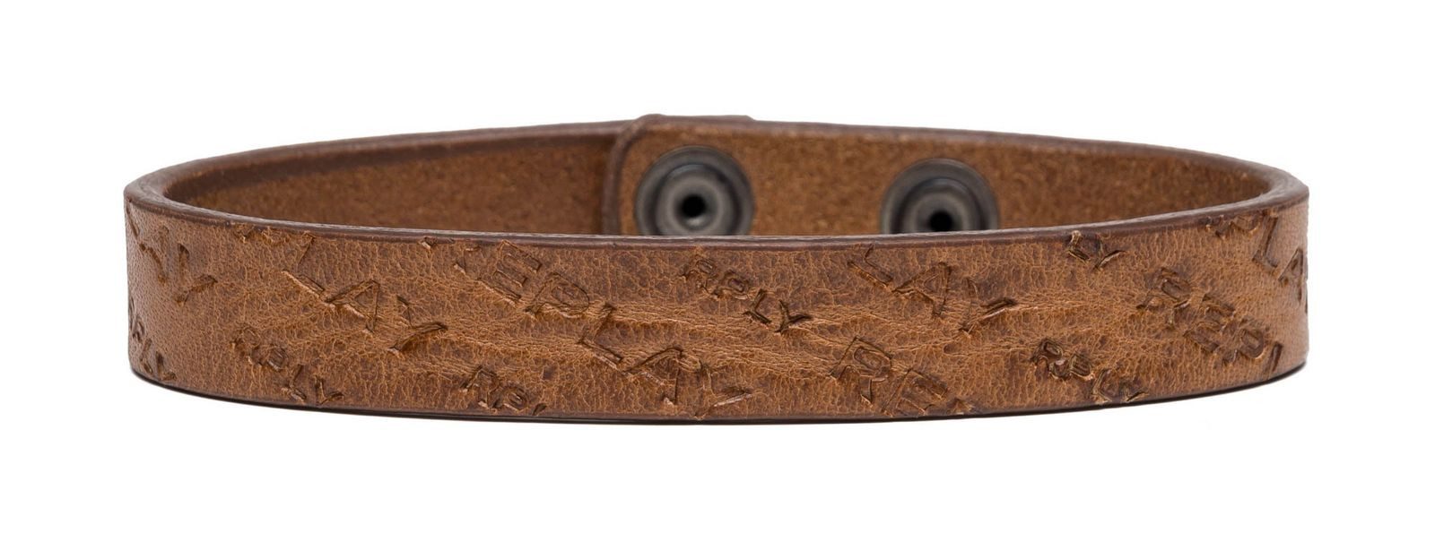 Replay Armband Leather Bracelet, aus echtem günstig online kaufen