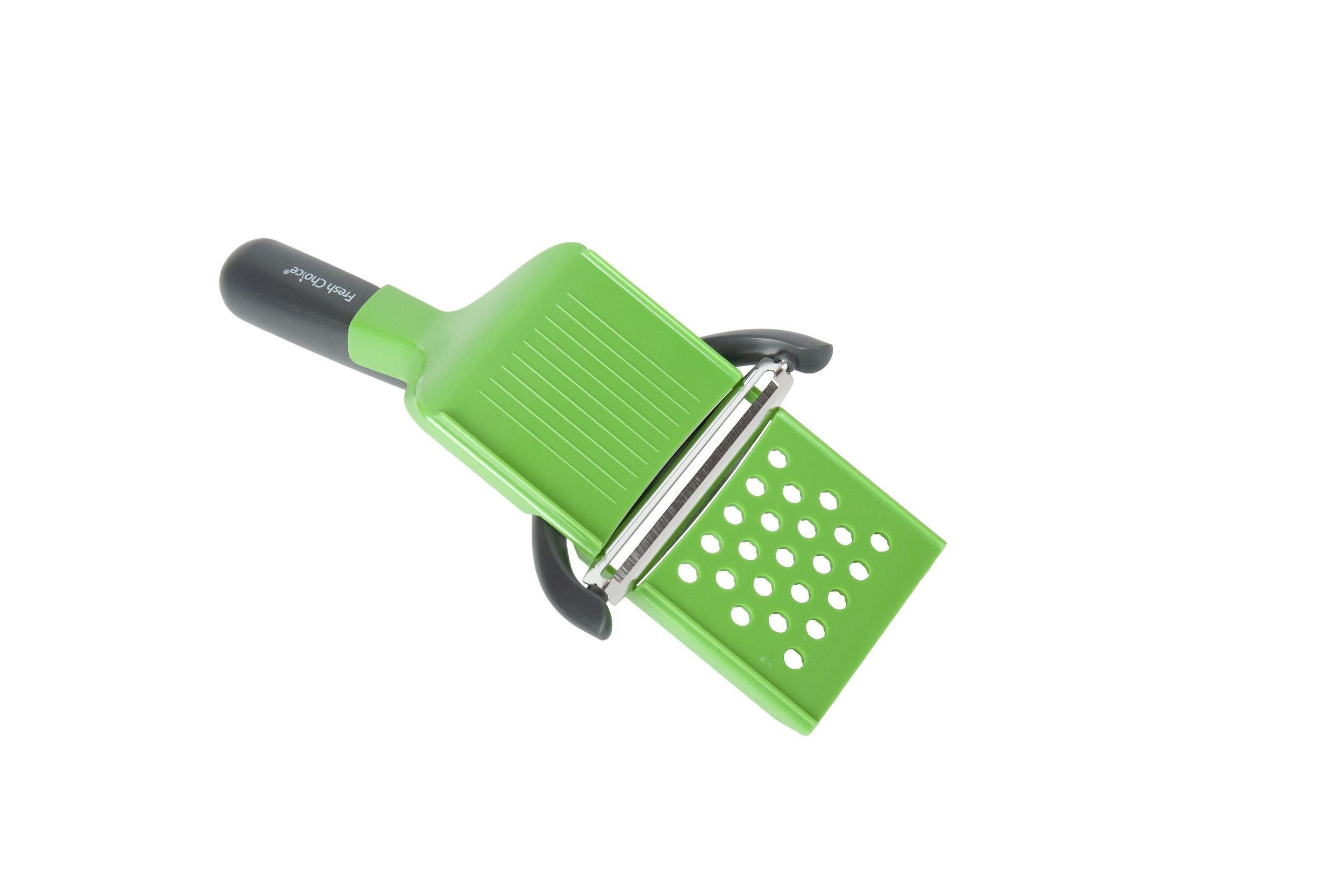 Fresh Choice Gemüsehobel Sparschäler Mandoline KGPL156, Edelstahl, ABS, Nylon