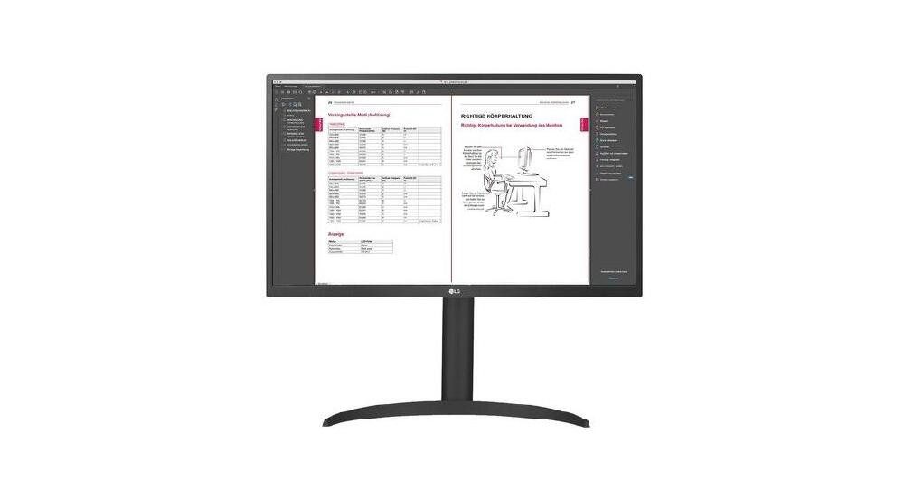 Valentinstagsgeschenk LG 27BP55U-B LED-Monitor (3840 x 2160, 5 ms Reaktionszeit, IPS Panel)