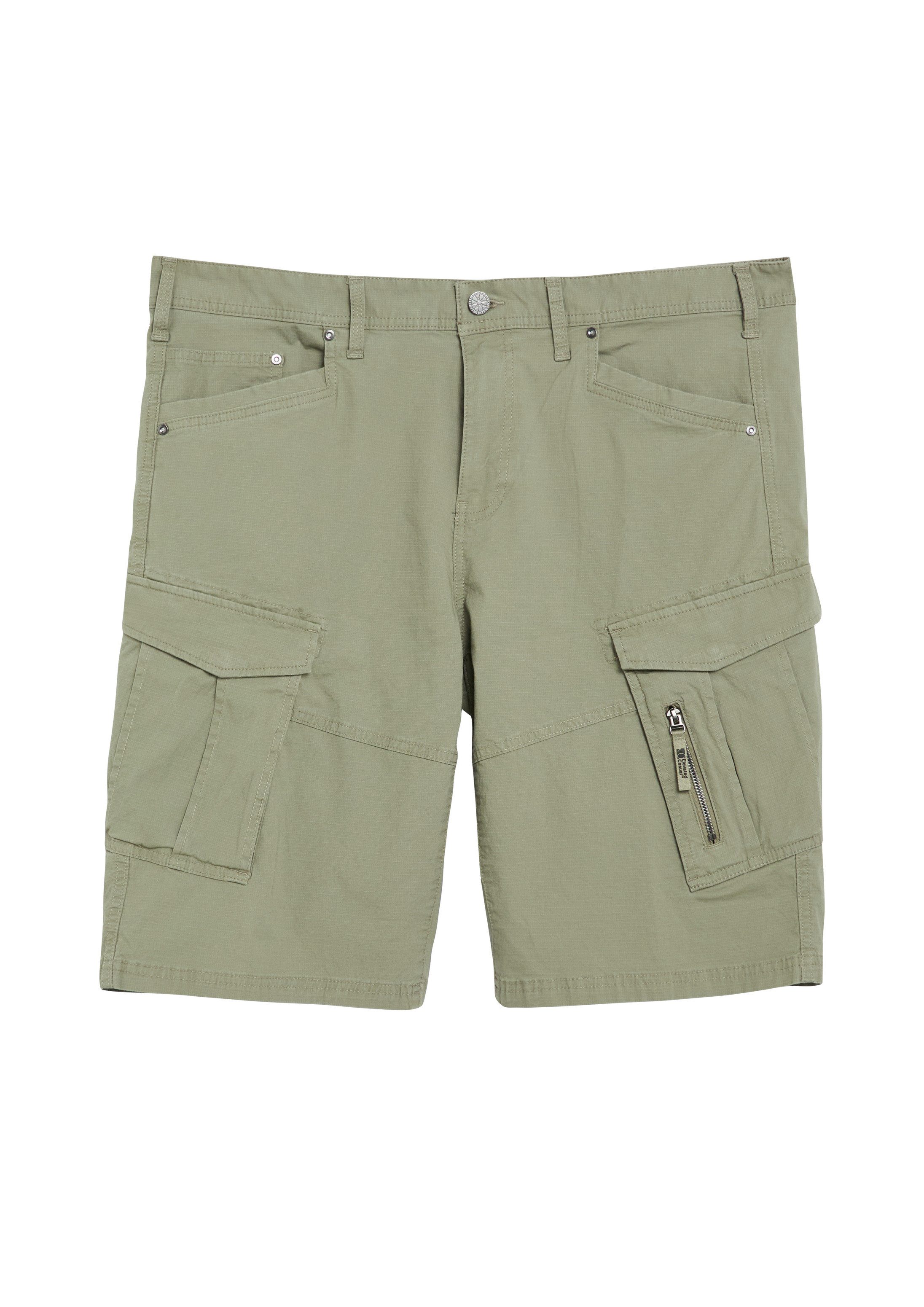 s.Oliver Shorts Bermuda CASBY Strukturierte Bermuda mit Cargo-Taschen