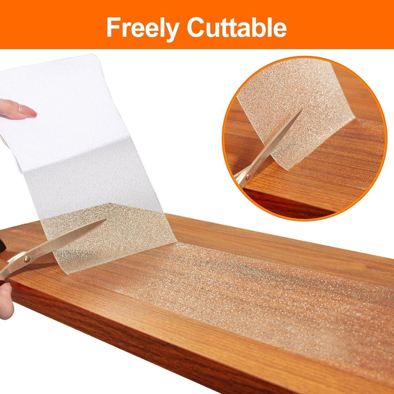 LuxusKollektion Treppenstufe Stufenmatten Antirutsch Selbstklebend Transparent A-einfarbig 10*60cm
