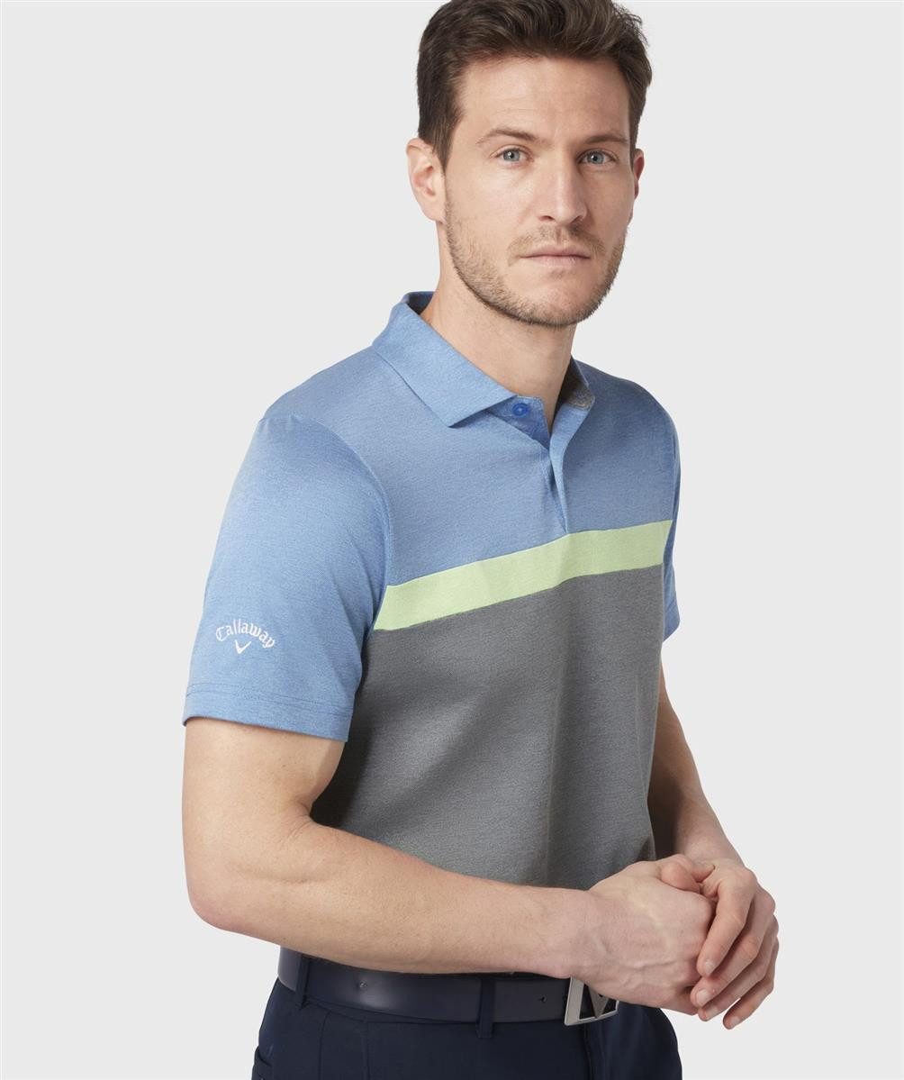 Callaway Poloshirt Callaway Golf Soft Touch Colour Block Polo Poloshirt Herren (1-tlg) enthält 30% recyceltes Polyester