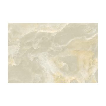 Teppich Vinyl Wohnzimmer Schlafzimmer Flur Küche 3D Steinoptik Marmor, Bilderdepot24, rechteckig - beige glatt, nass wischbar (Küche, Tierhaare) - Saugroboter & Bodenheizung geeignet