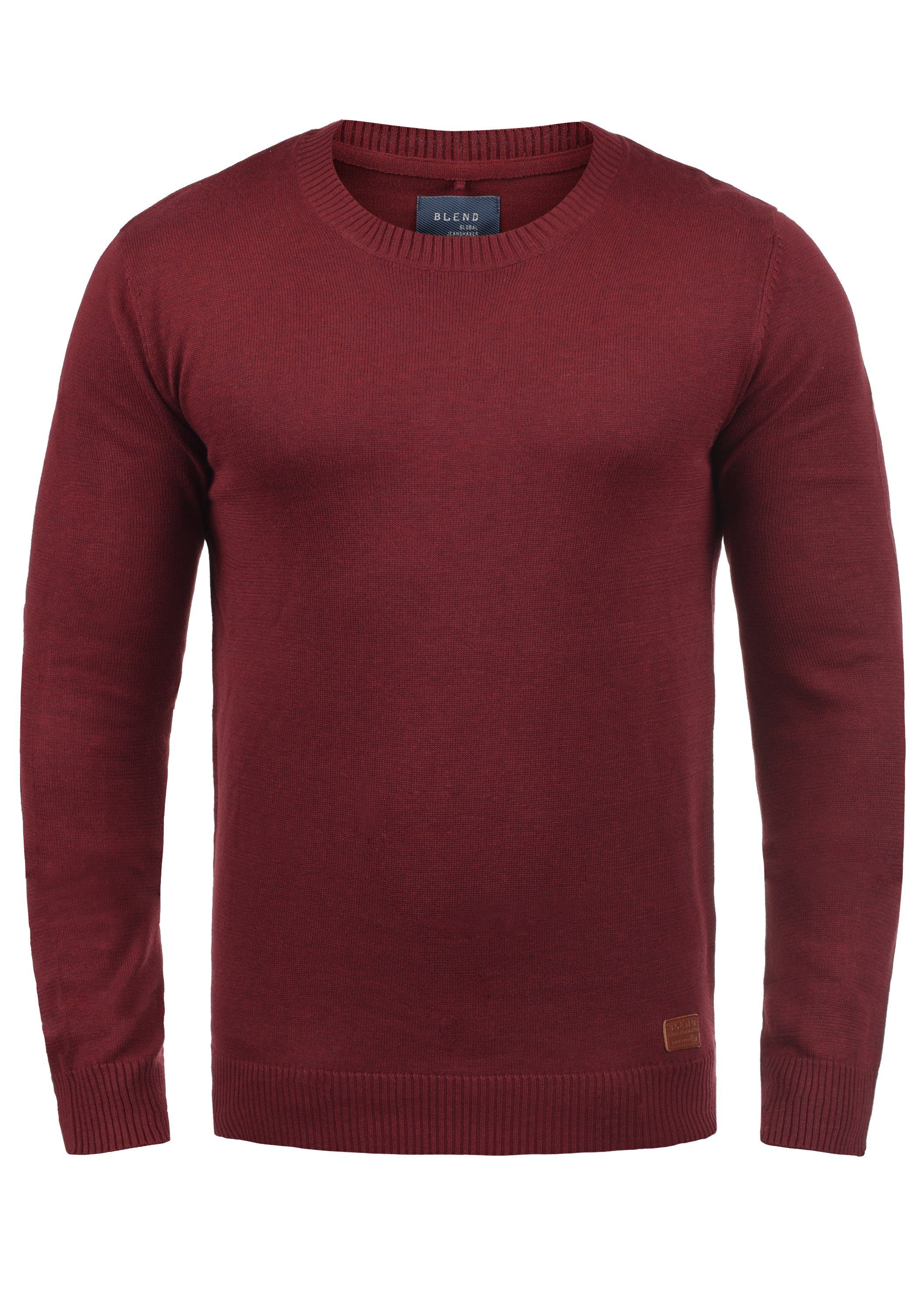 Blend Strickpullover BHLars Strickpullover mit aufgestickten Ellenbogenpatches