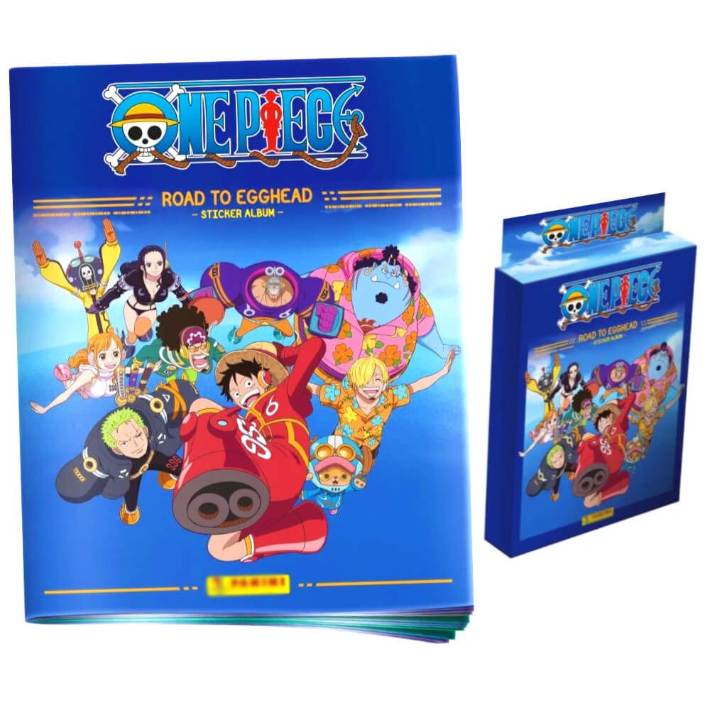 Panini Sticker One Piece Sticker - Road to Egghead Sammelsticker, 1 Album + 1 Blister
