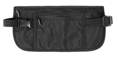 Traveller Bauchtasche T19212101 Geldgürtel Double Pocket Money Belt schwarz (1-tlg)