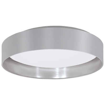EGLO LED Deckenleuchte Maserlo, Leuchtmittel inklusive, Textil Deckenleuchte, Küchenlampe, Deckenlampe Ø 40,5 cm