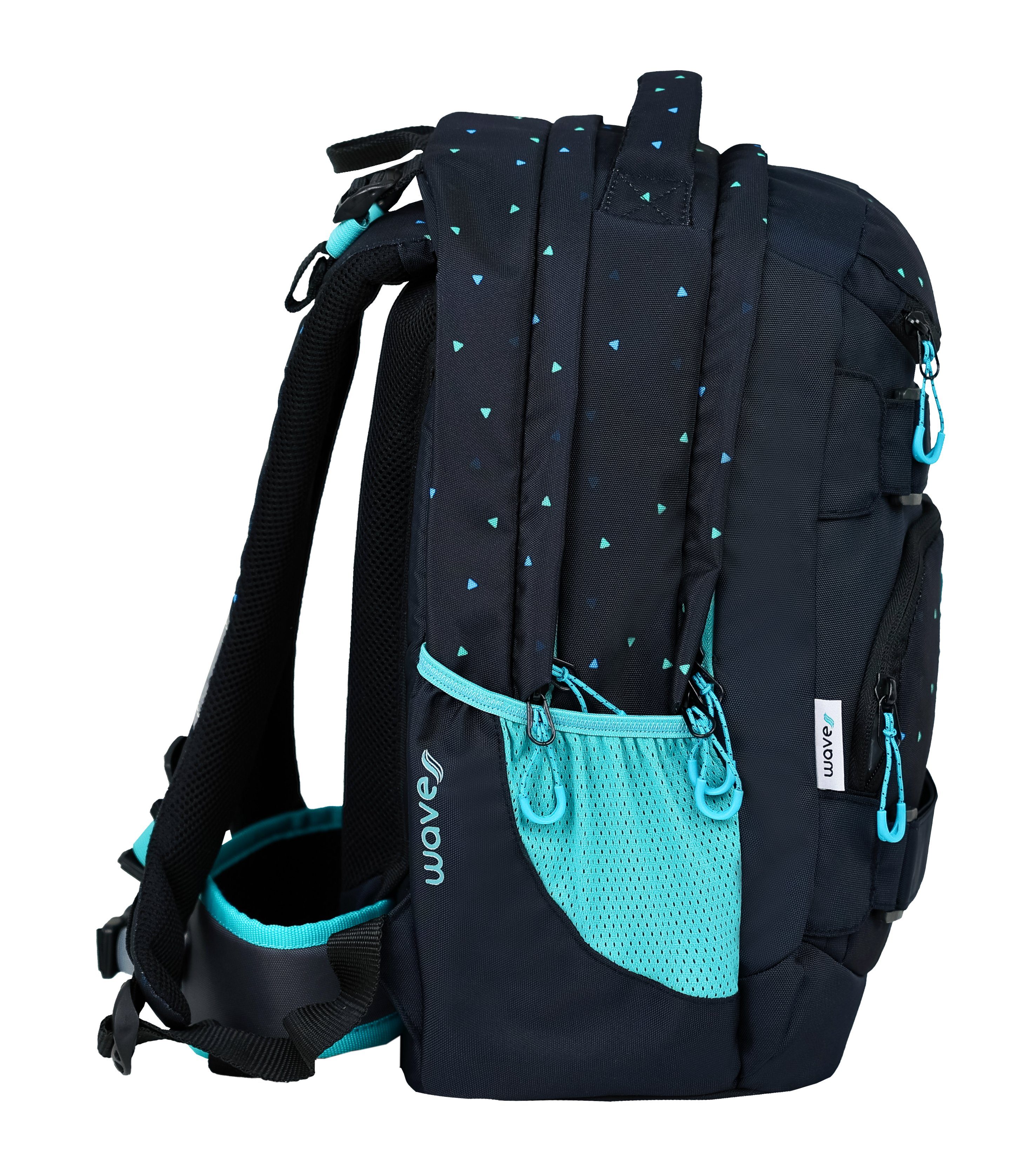 Wave Dots Move Schulrucksack Schulrucksack Infinity Aurora