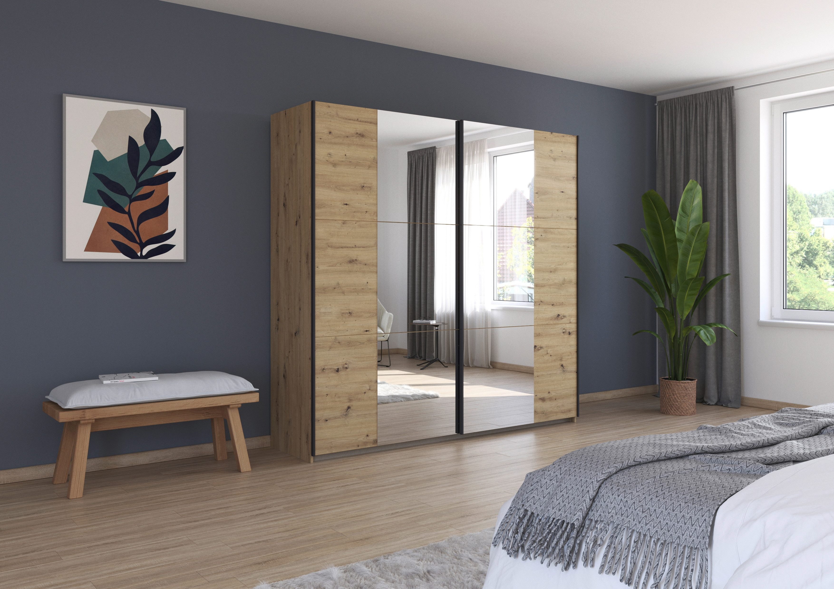 rauch Schwebetürenschrank Kleiderschrank Drehtürenschrank Schrank Garderobe günstig online kaufen