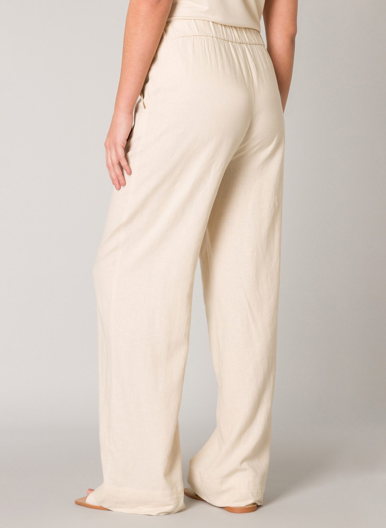 Base Level Leinenhose Yul Sommerhose mit elastischem Bund günstig online kaufen