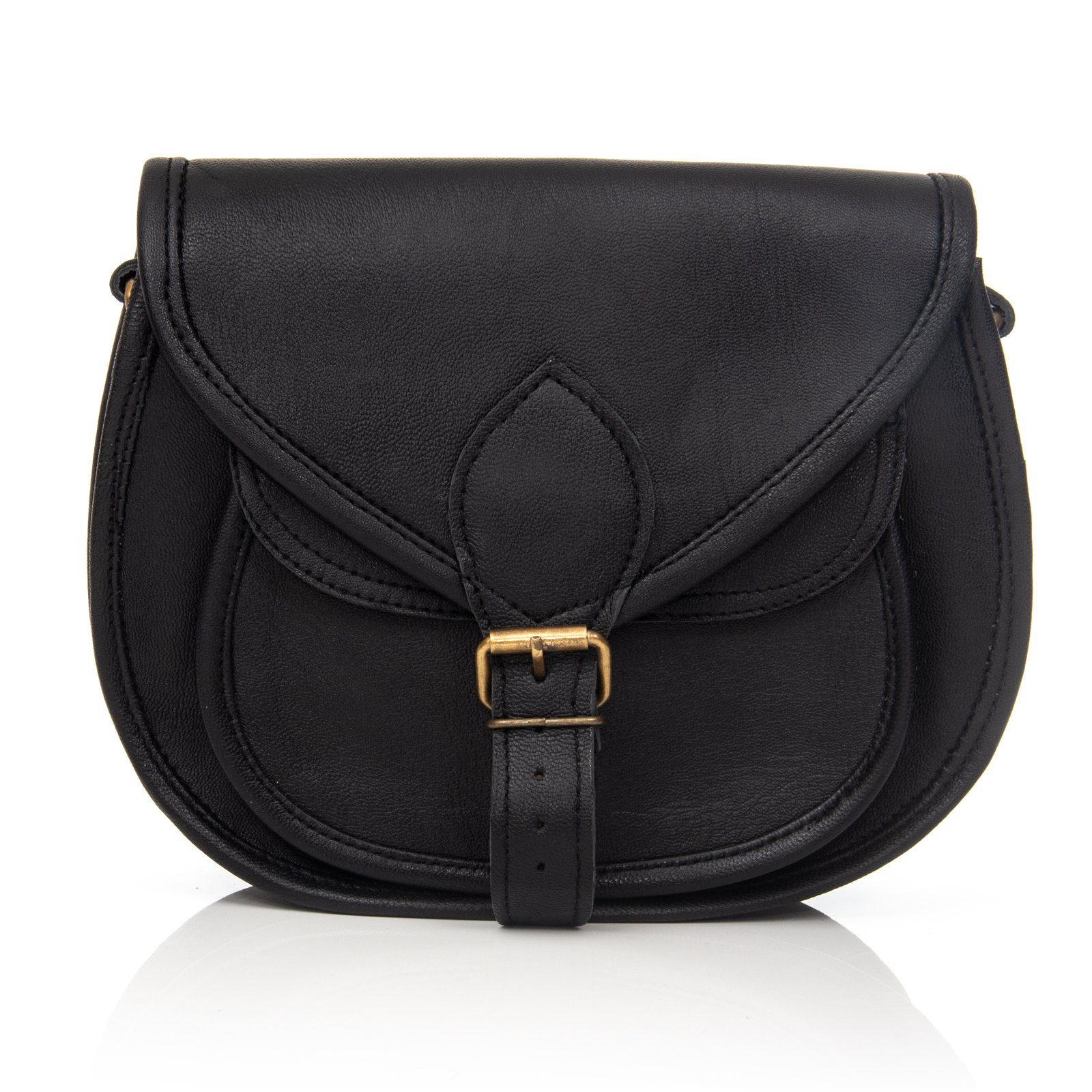 Leather Lane Handtasche »Felicia«, Echtes Leder Vintage Umhängetasche für  Damen Retro Design Ledertasche Schultertasche Naturleder Braun L online  kaufen | OTTO