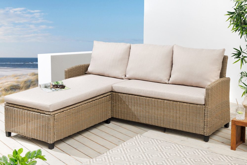 riess-ambiente Loungesofa MONACO 190cm natur · günstig online kaufen