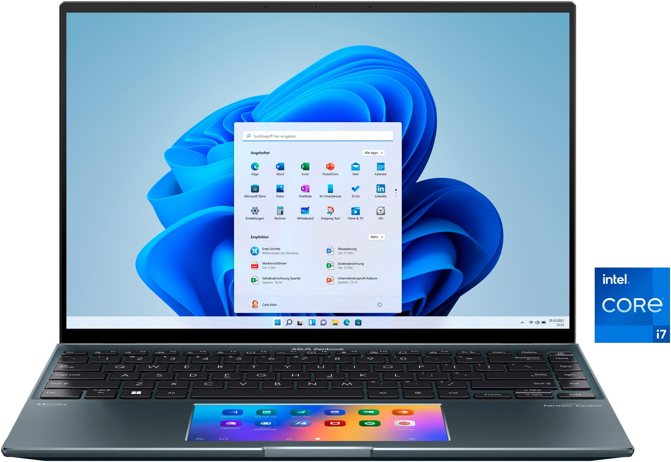 Asus Zenbook 14X OLED UM5401RA-L7024W Notebook (35,6 cm/14 Zoll, Intel Core i7 1260P, GeForce RTX 2050, 1000 GB SSD)