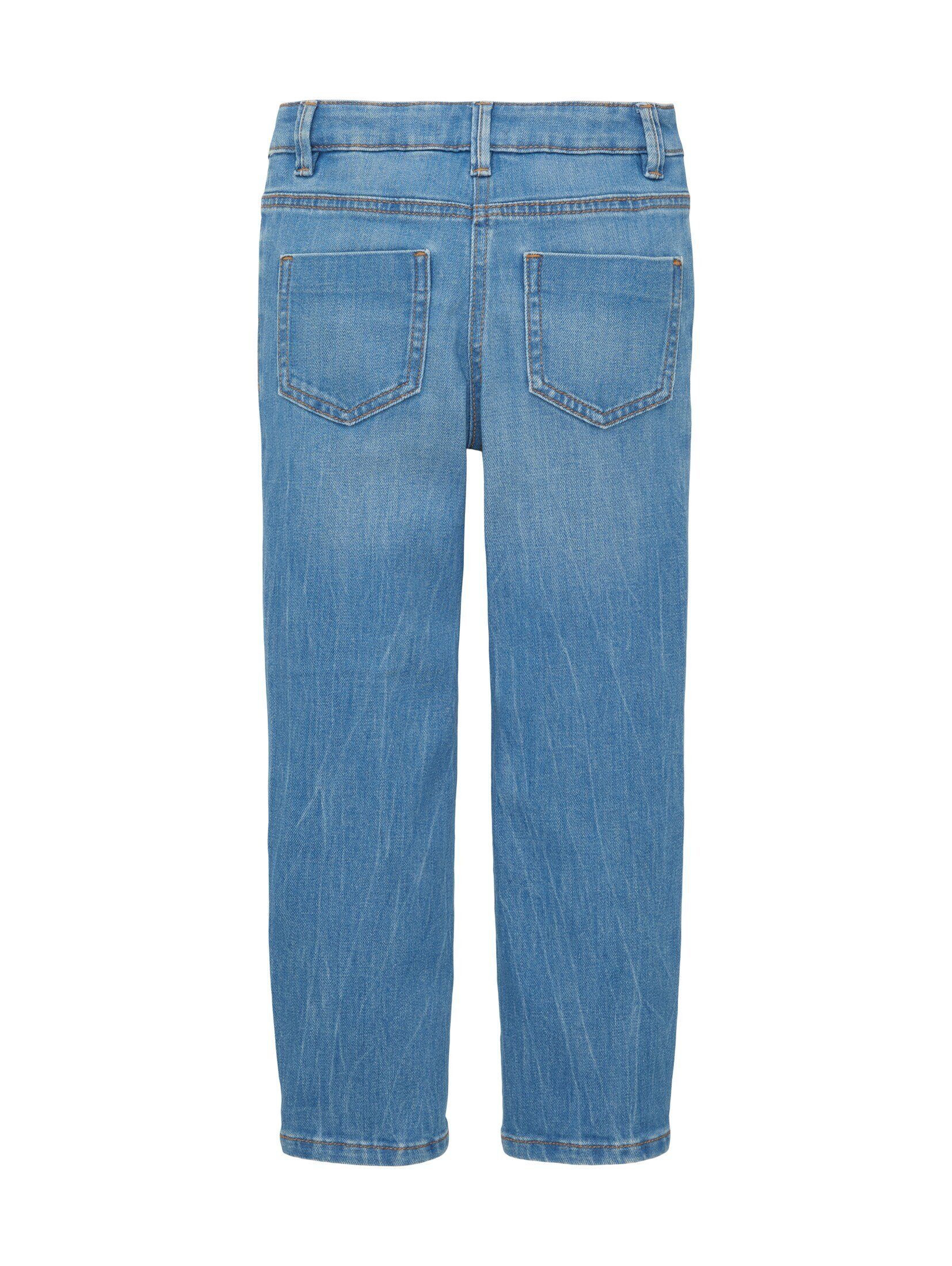 TOM Schlitz Jeans mit Straight vorne TAILOR Ankle-Jeans