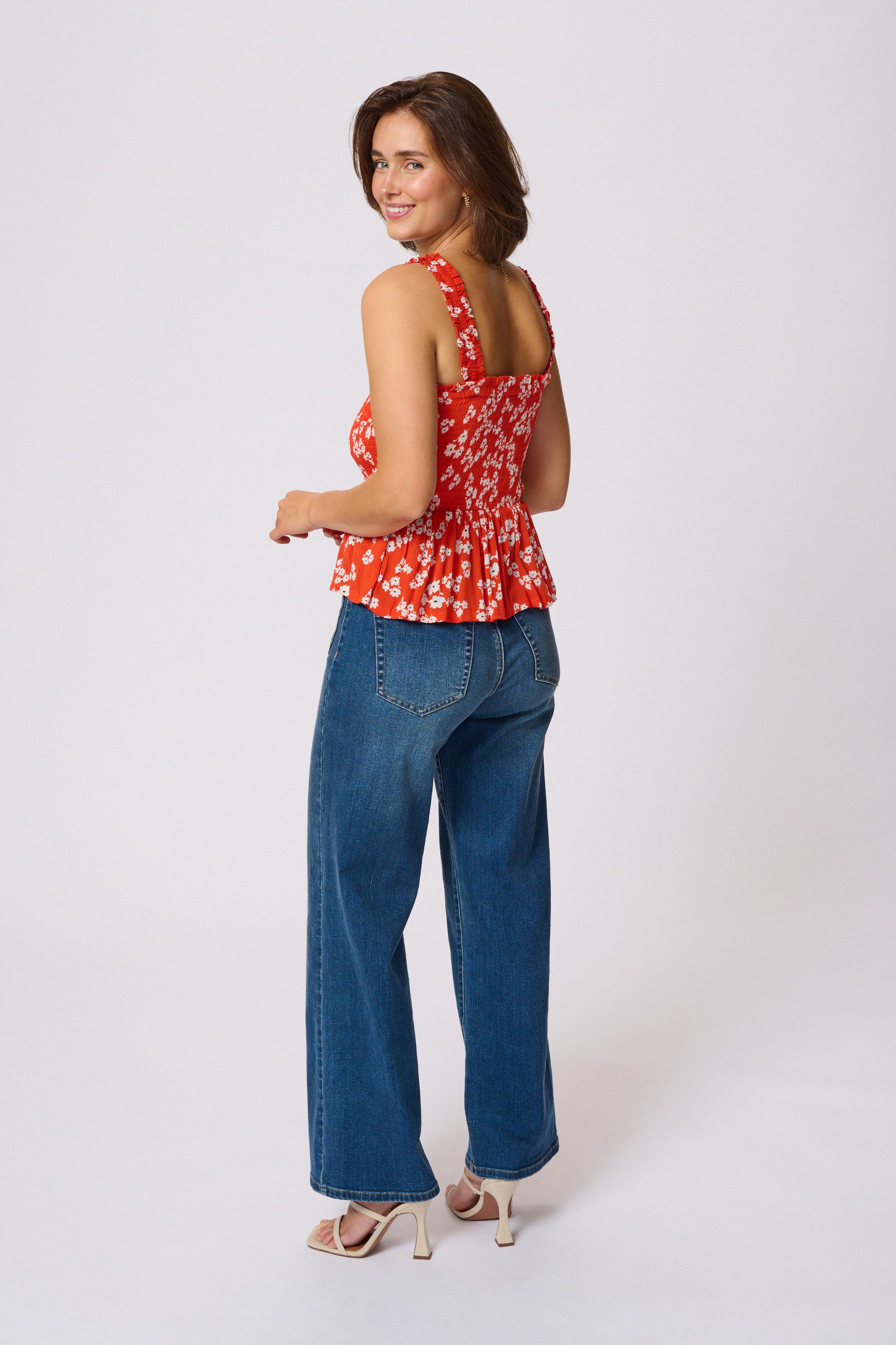 KAFFE Blusentop Ärmellose Bluse KAamber