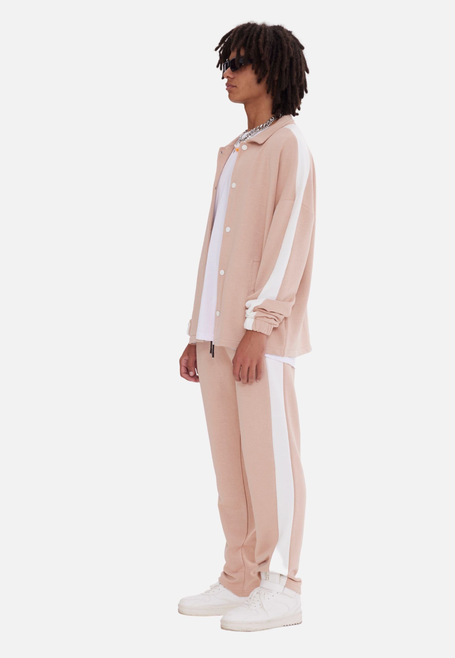 COFI Casuals Jogginganzug Jogginganzug Set Stripe mit Streifen Jacke Hose günstig online kaufen