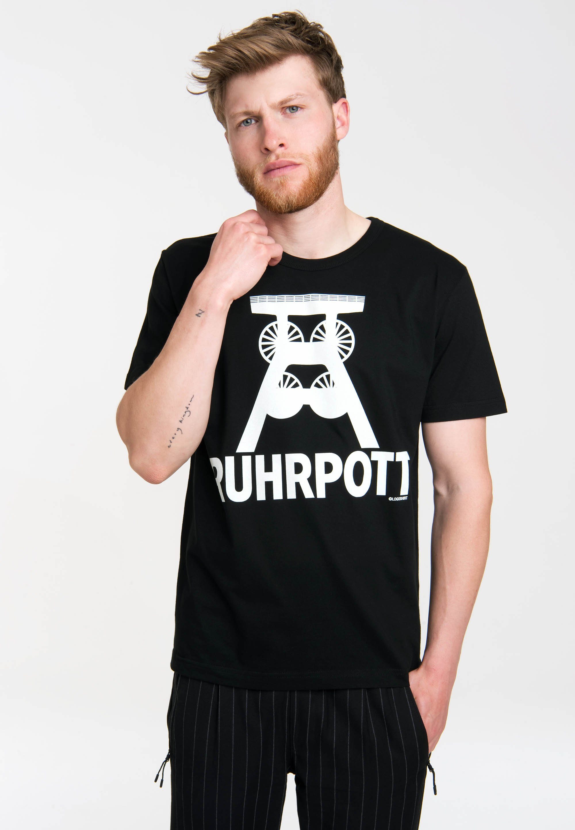 LOGOSHIRT T-Shirt "Ruhrpott Logo", mit Ruhrpott-Symbol günstig online kaufen