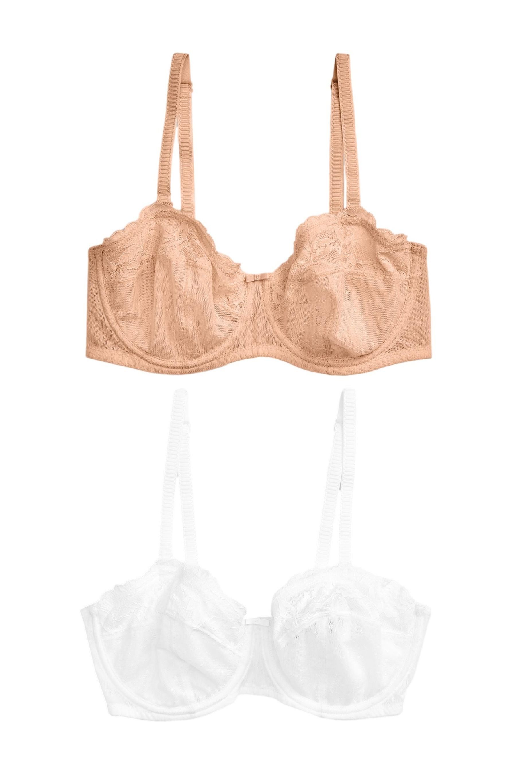 Set: Multiway-BH 2er-Pack Unwattierte, trägerlose BHs, DD Plus